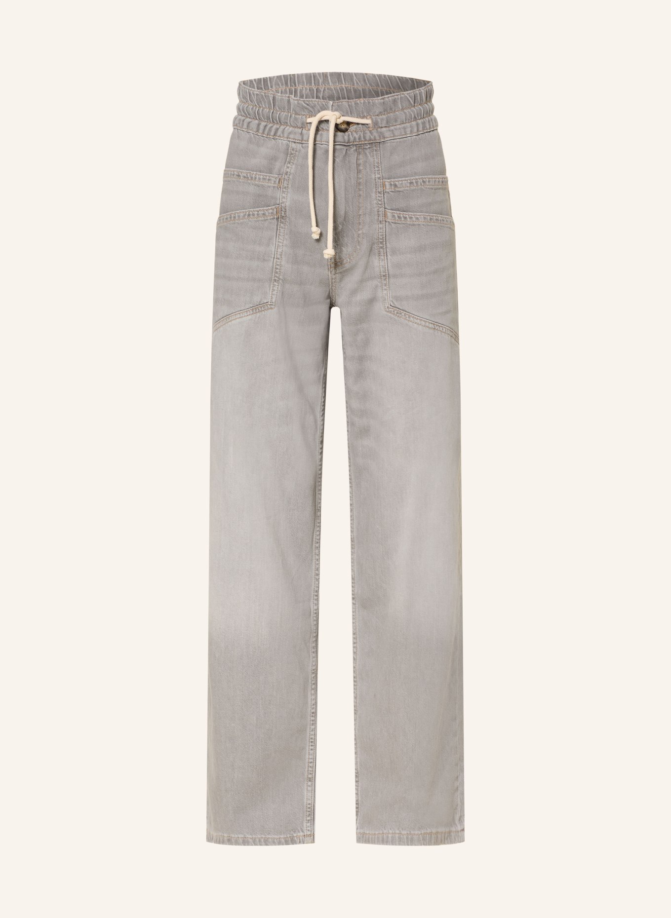 ba&sh Wide Leg Jeans YIMA: GREY GREY