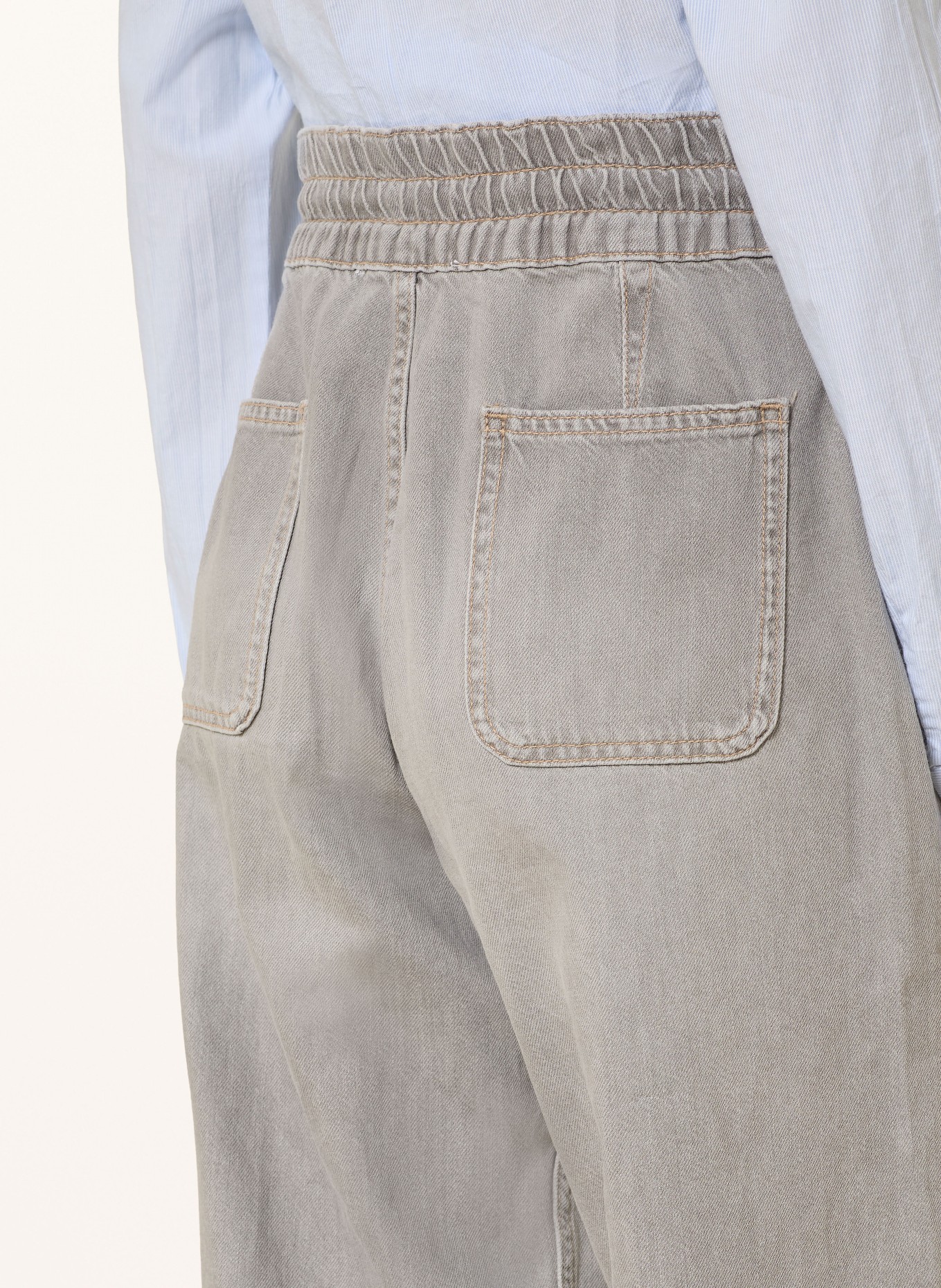 ba&sh Wide Leg Jeans YIMA: GREY GREY