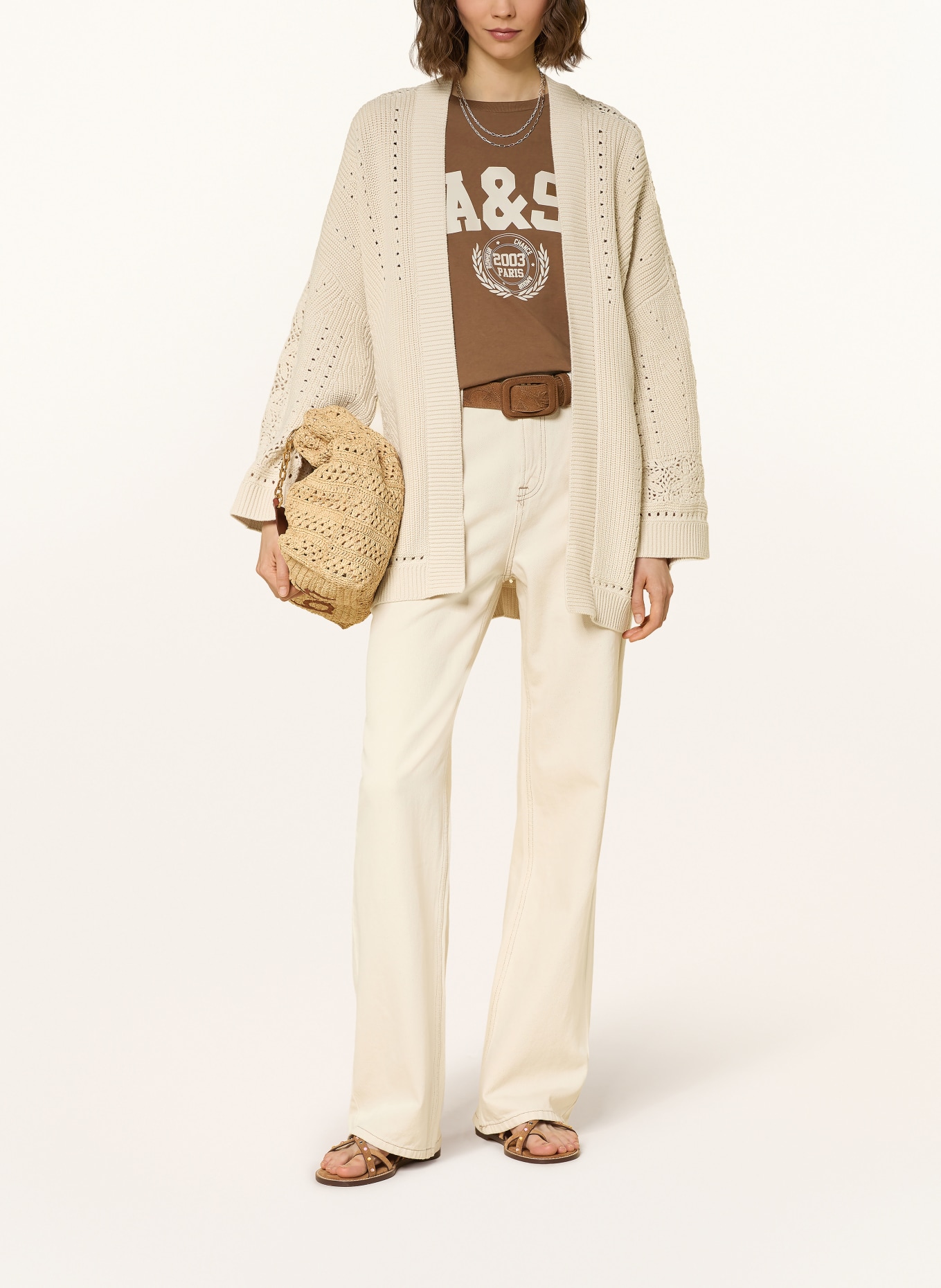 ba&sh Strickhülle PERINE: BEIGE