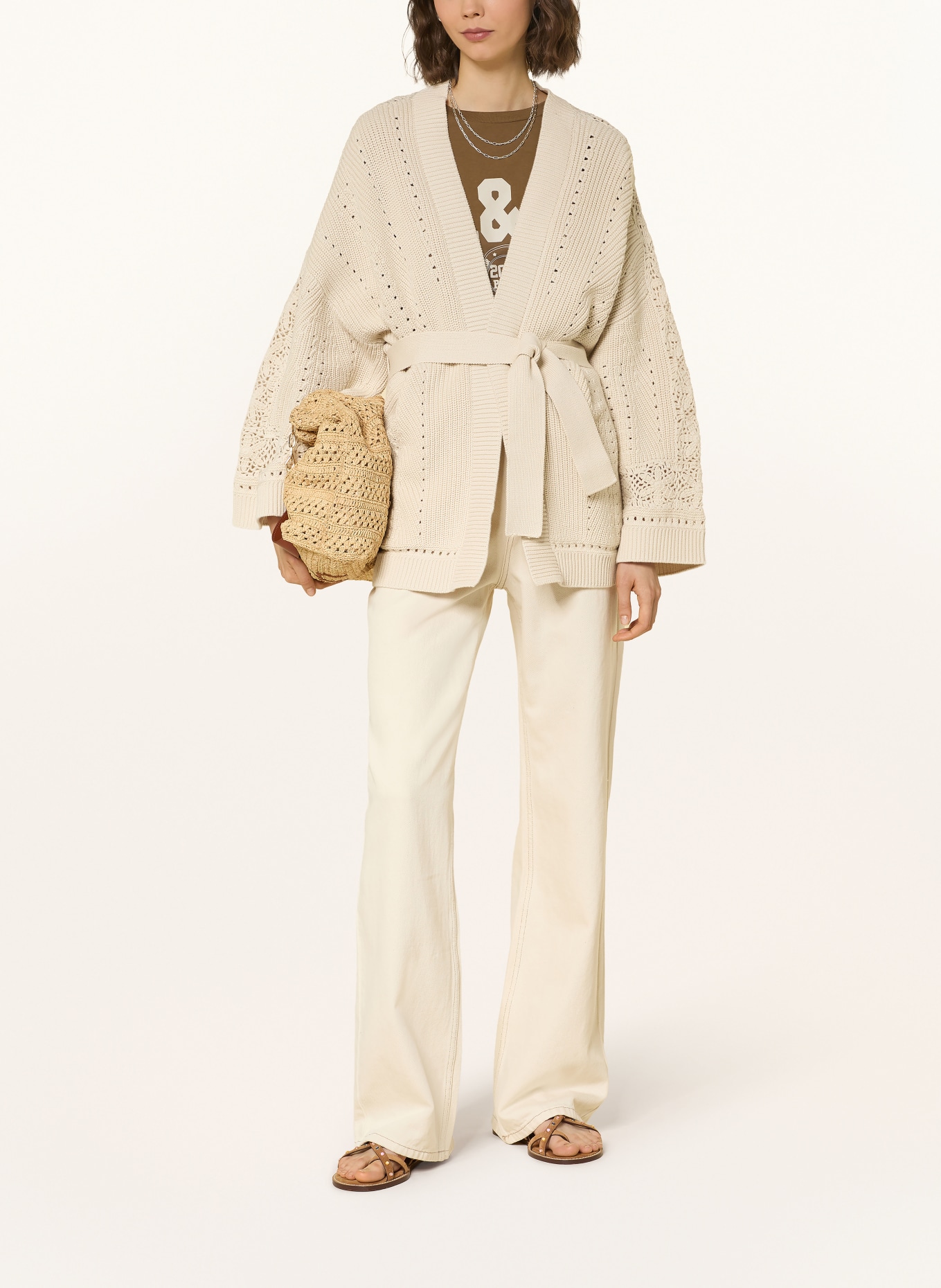 ba&sh Strickhülle PERINE: BEIGE