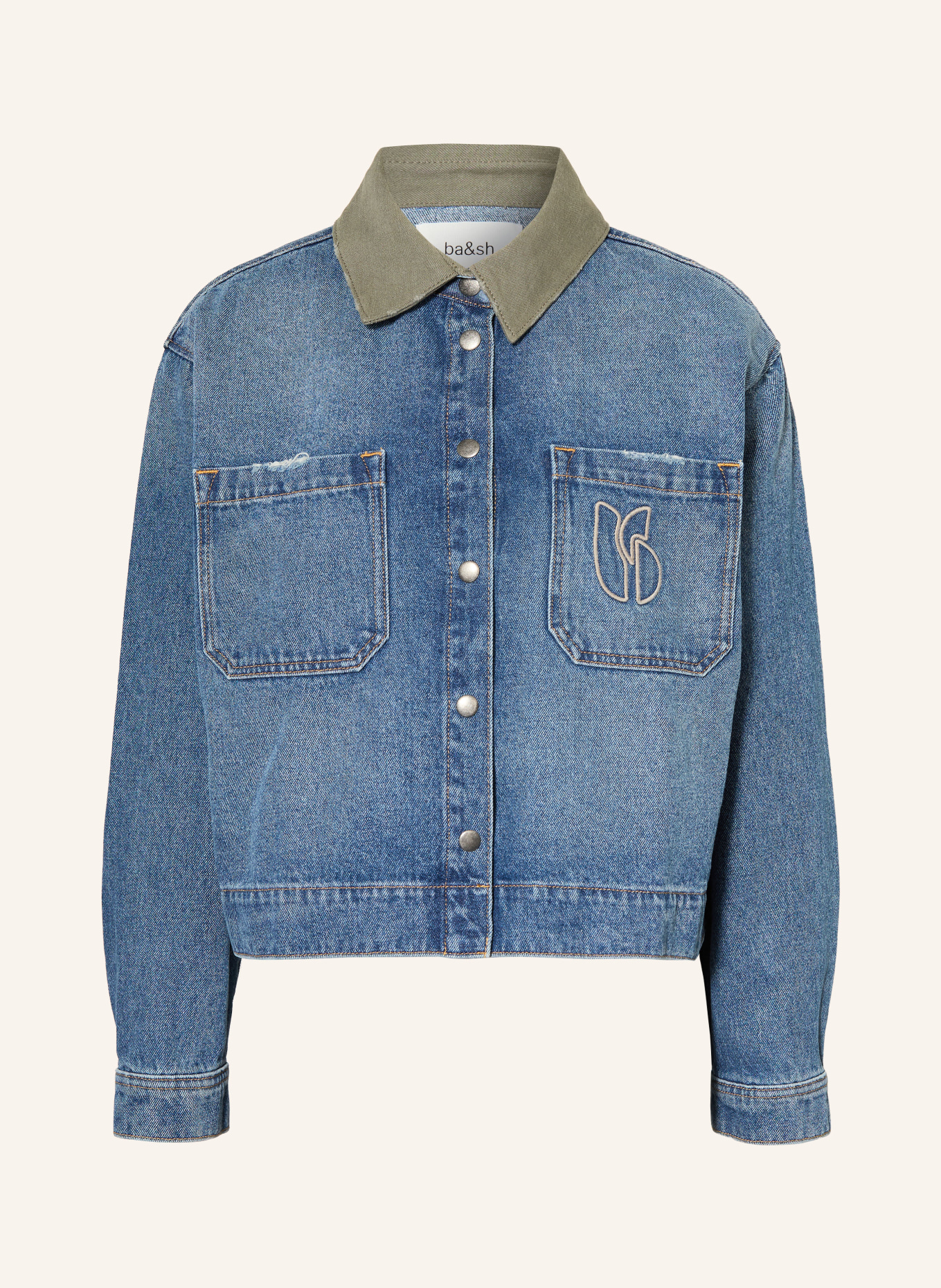 ba&sh Jeansjacke VIGILIO: BLUE LIGHTUSEDBLUE