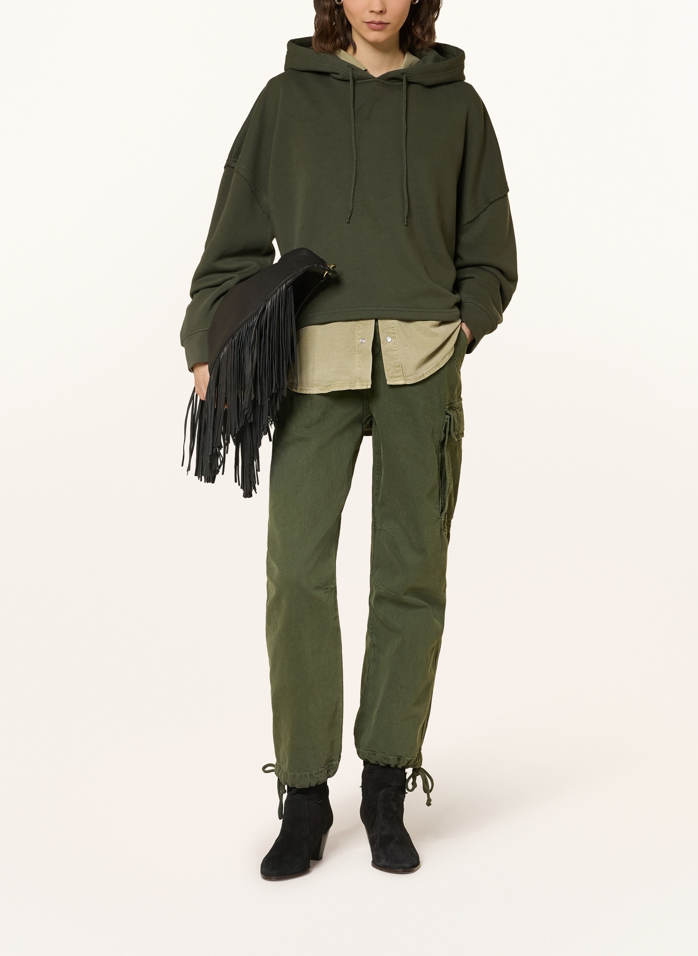 ba&sh Hoodie MOBY: DUNKELGRÜN