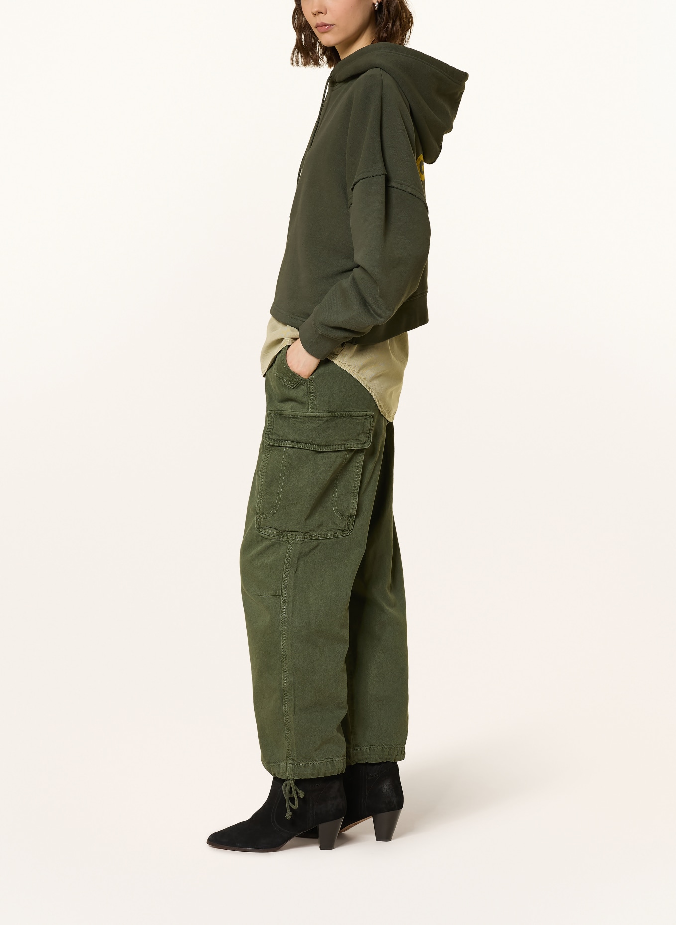 ba&sh Hoodie MOBY: DUNKELGRÜN