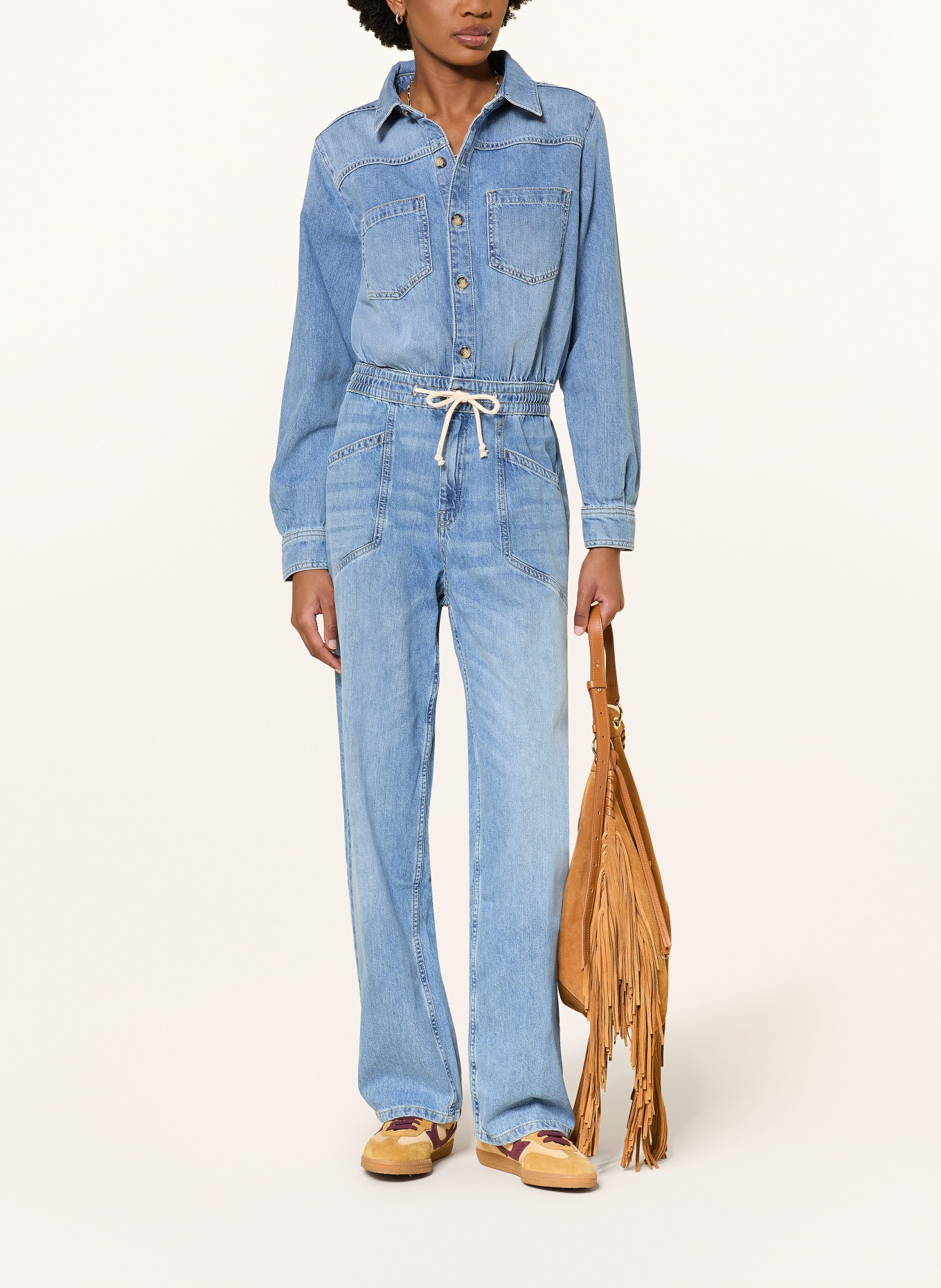 ba&sh Jeans-Jumpsuit MYRELLA: BLUE BLUE JEANS