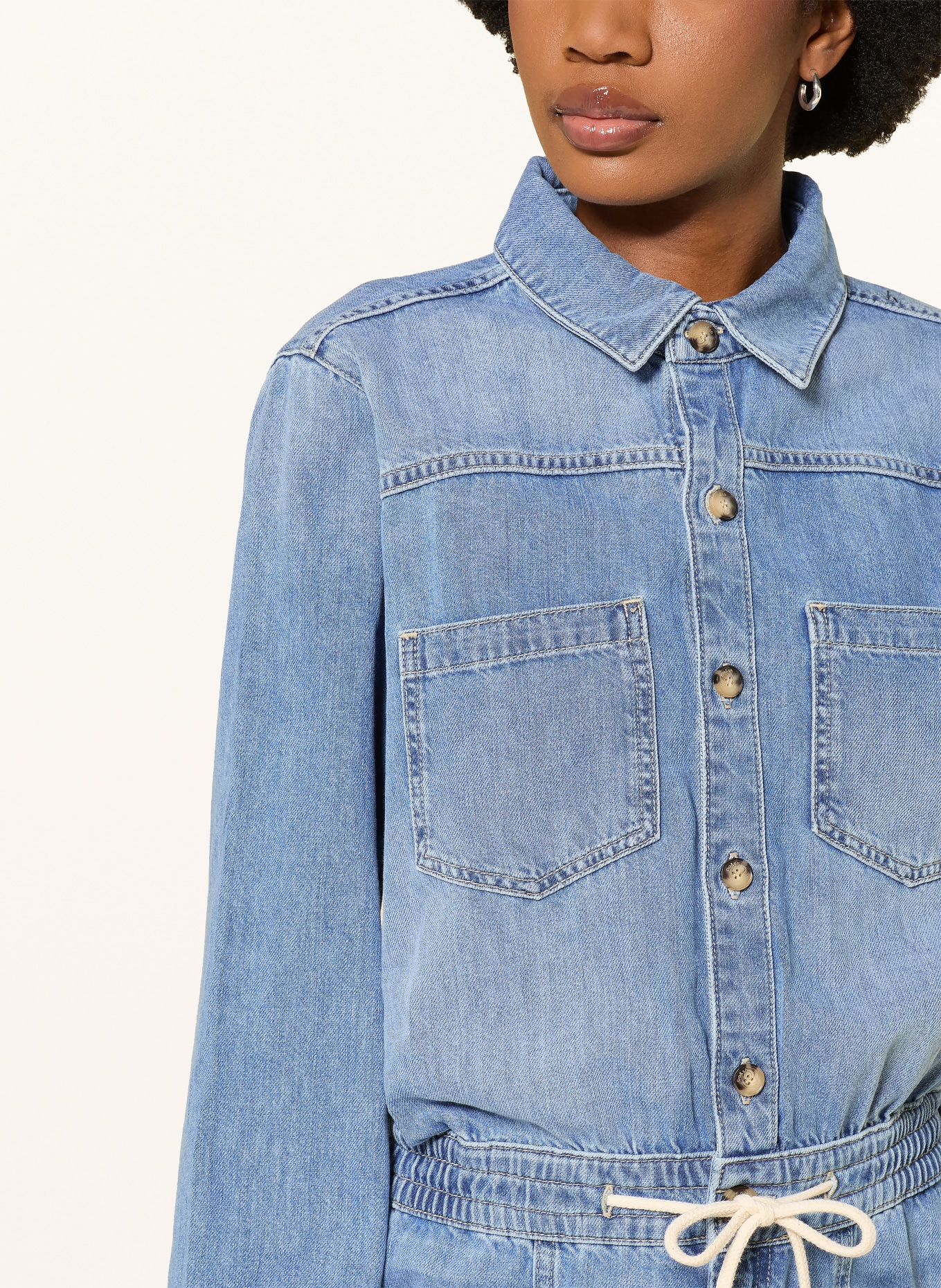 ba&sh Jeans-Jumpsuit MYRELLA: BLUE BLUE JEANS