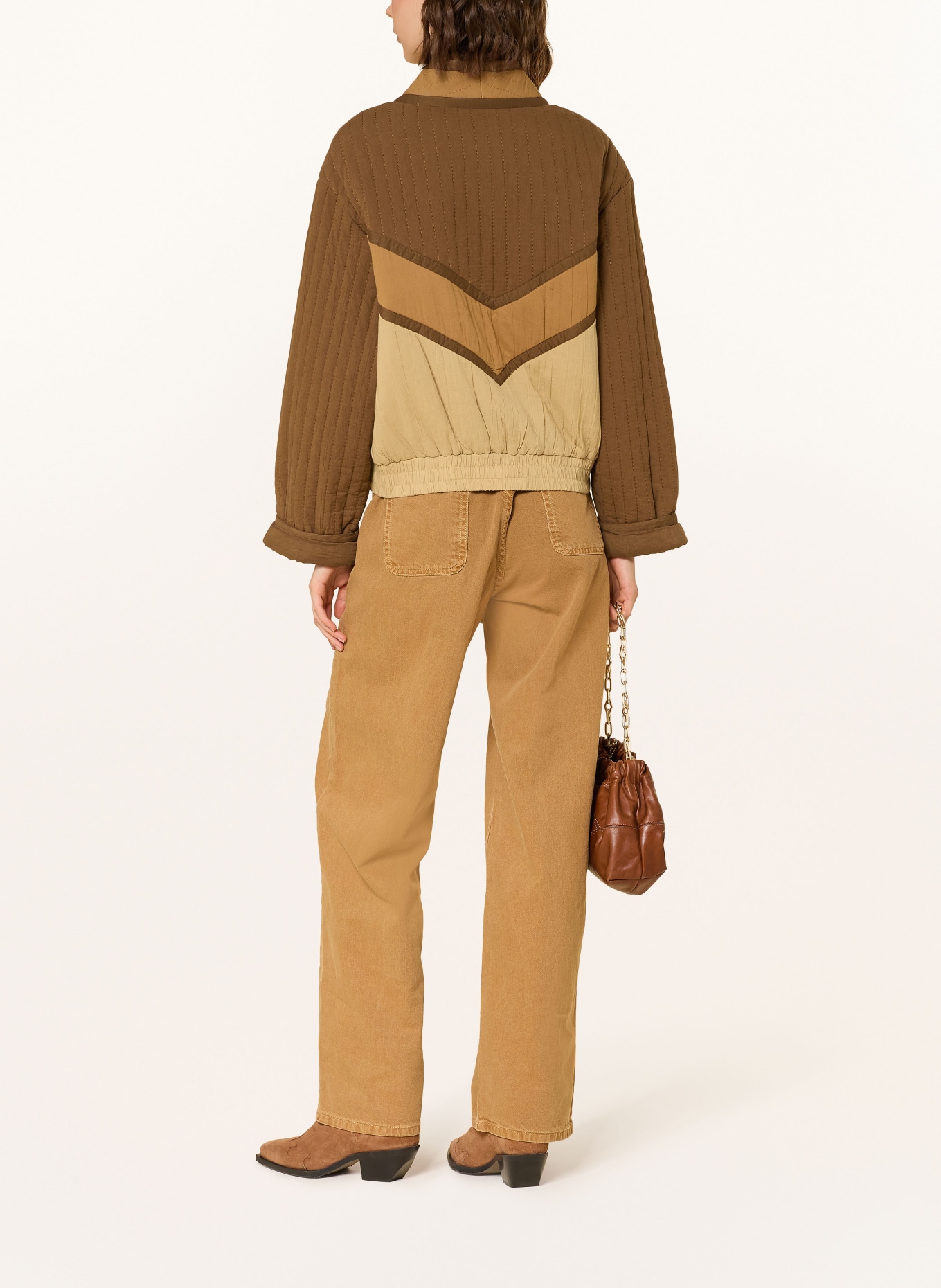 ba&sh Jacke CISCA: CAMEL / BEIGE / KHAKI