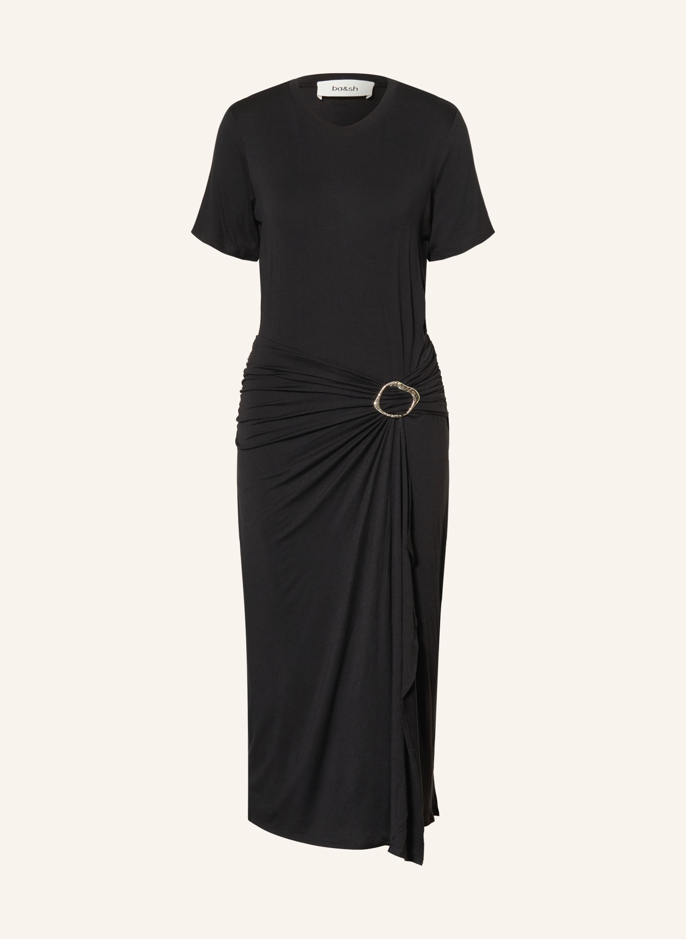 ba&sh Jerseykleid GALTEA: SCHWARZ