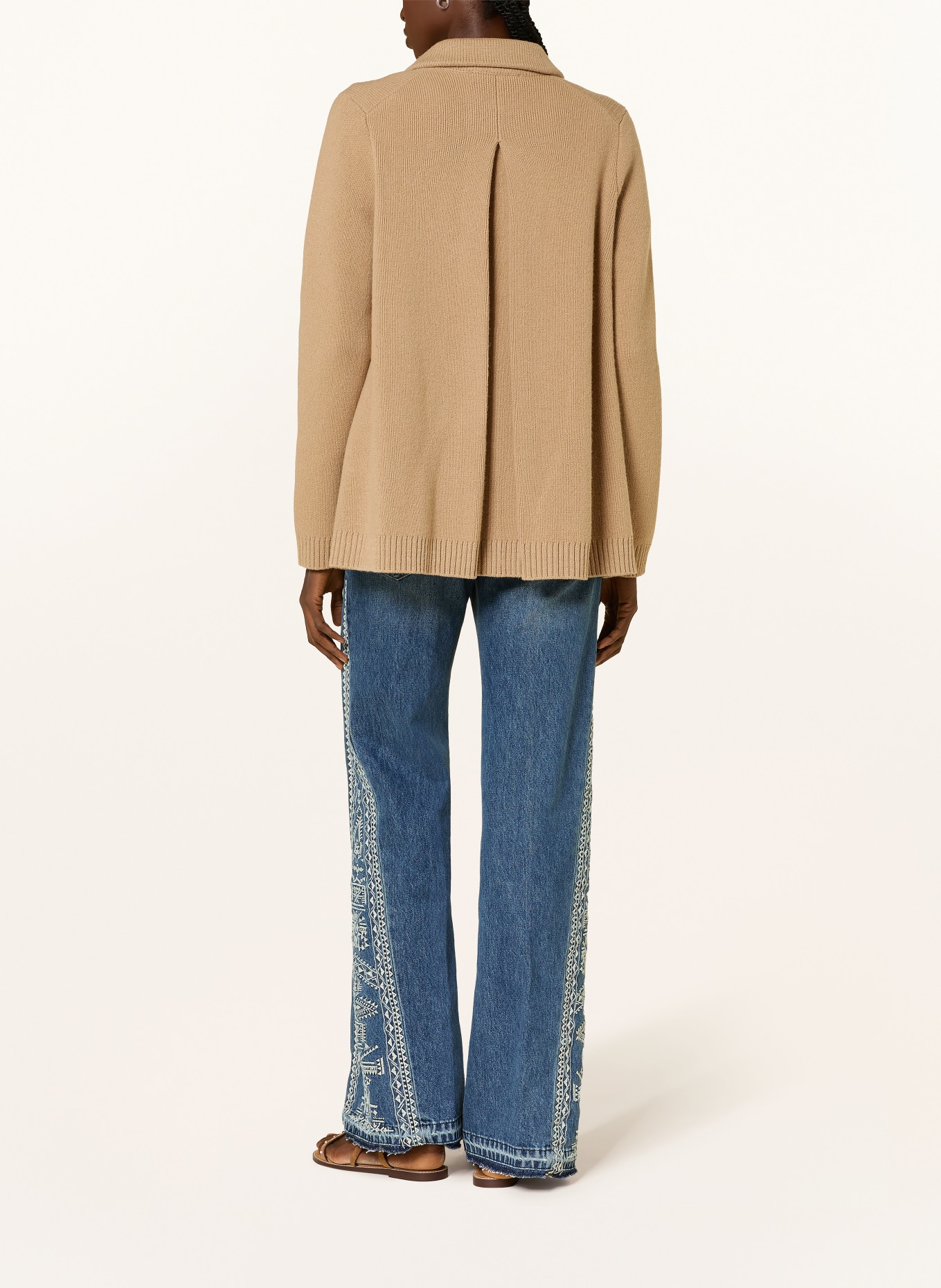 ba&sh Strckjacke VESTA: CAMEL