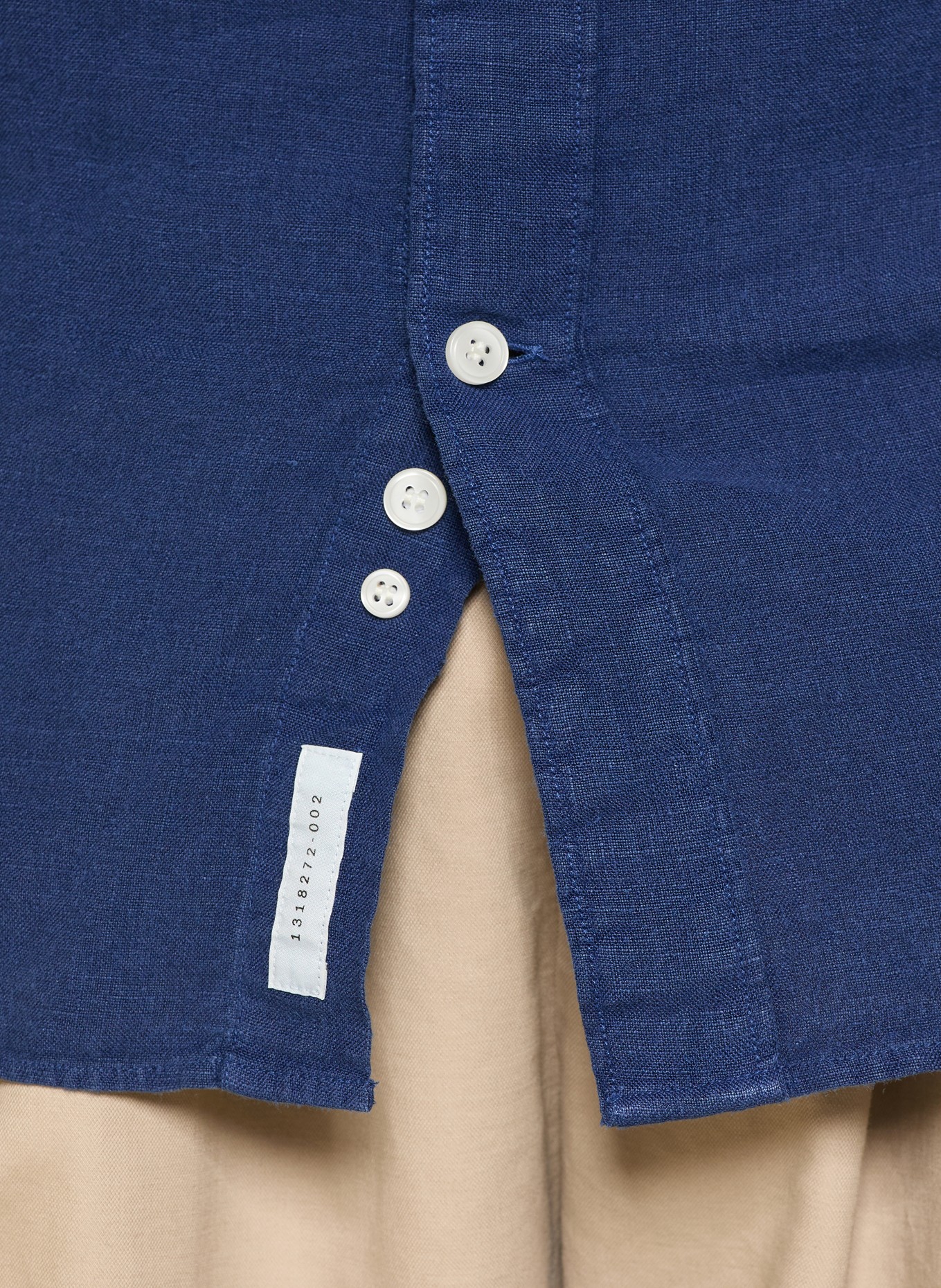 ARKET Linnen overhemd BALMAR  Relaxed Fit: BLAUW