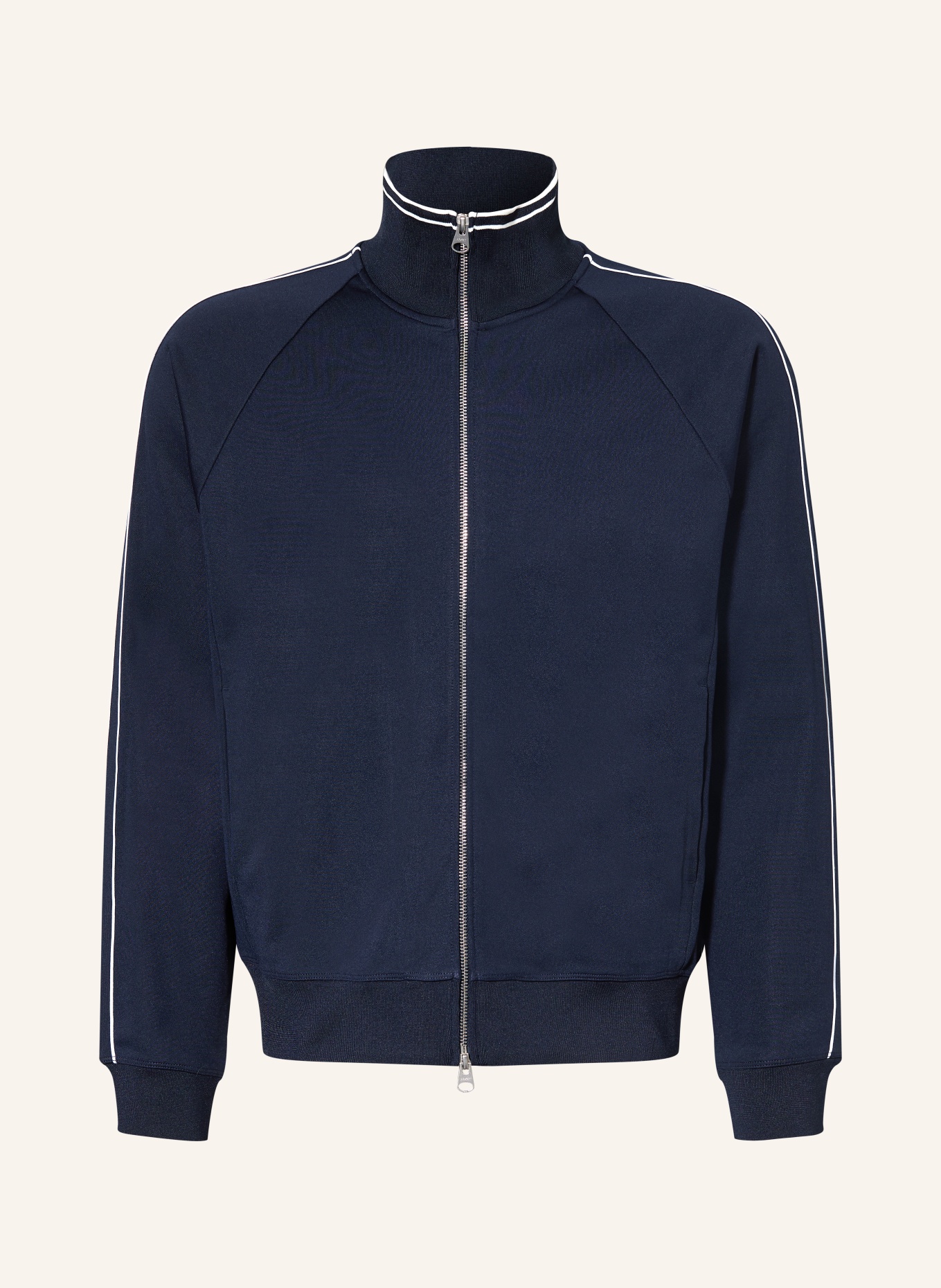 ARKET Trainingsjack MANEL met galonstrepen: DONKERBLAUW
