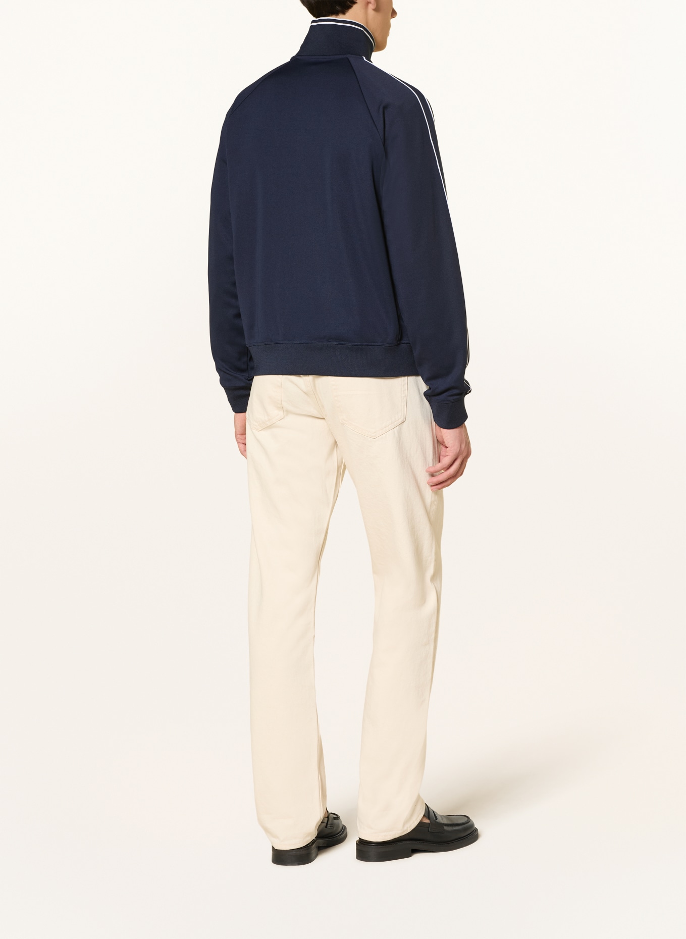 ARKET Trainingsjack MANEL met galonstrepen: DONKERBLAUW