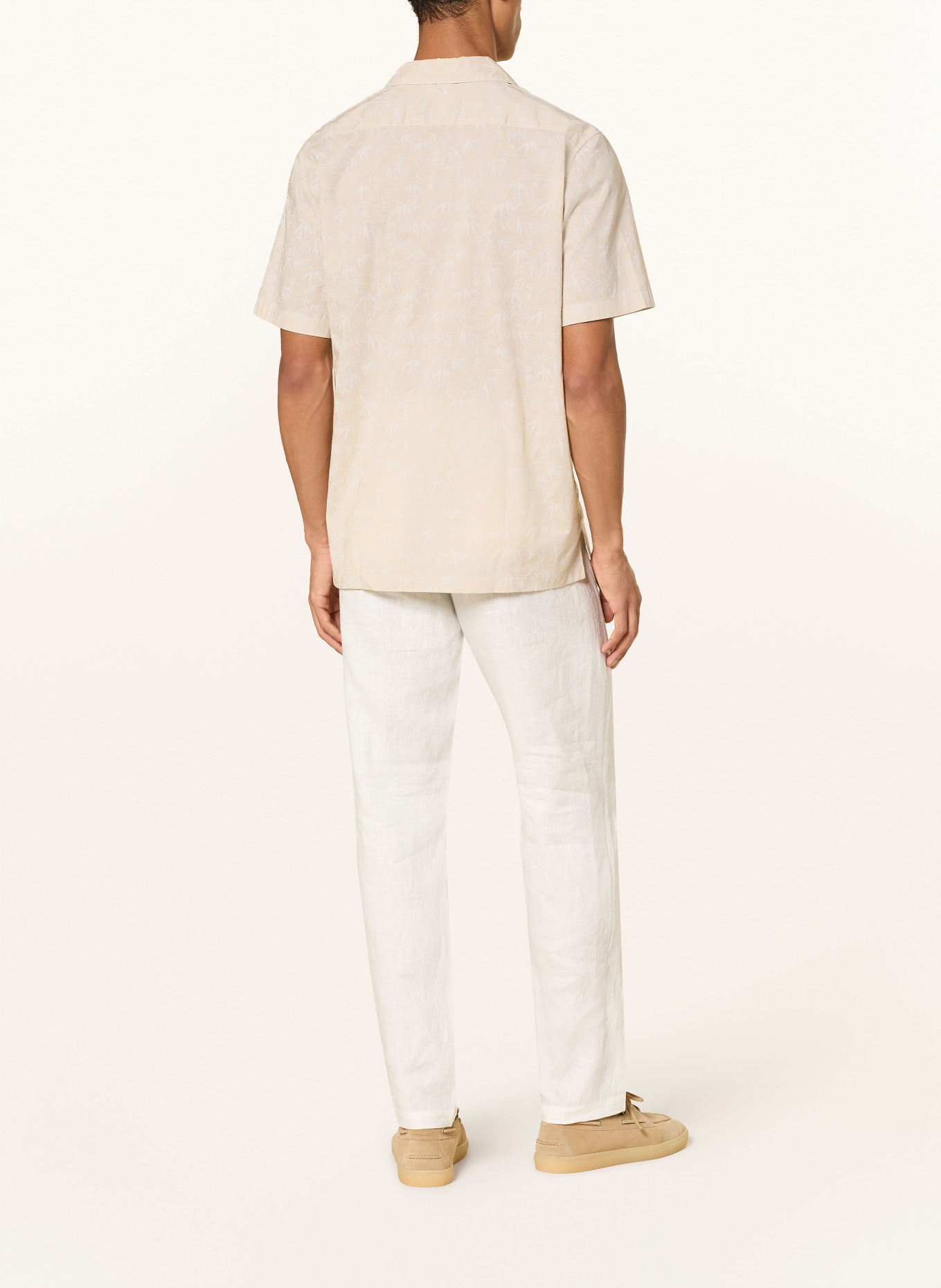 Marc O'Polo Resorthemd Regular Fit: HELLBRAUN / WEISS