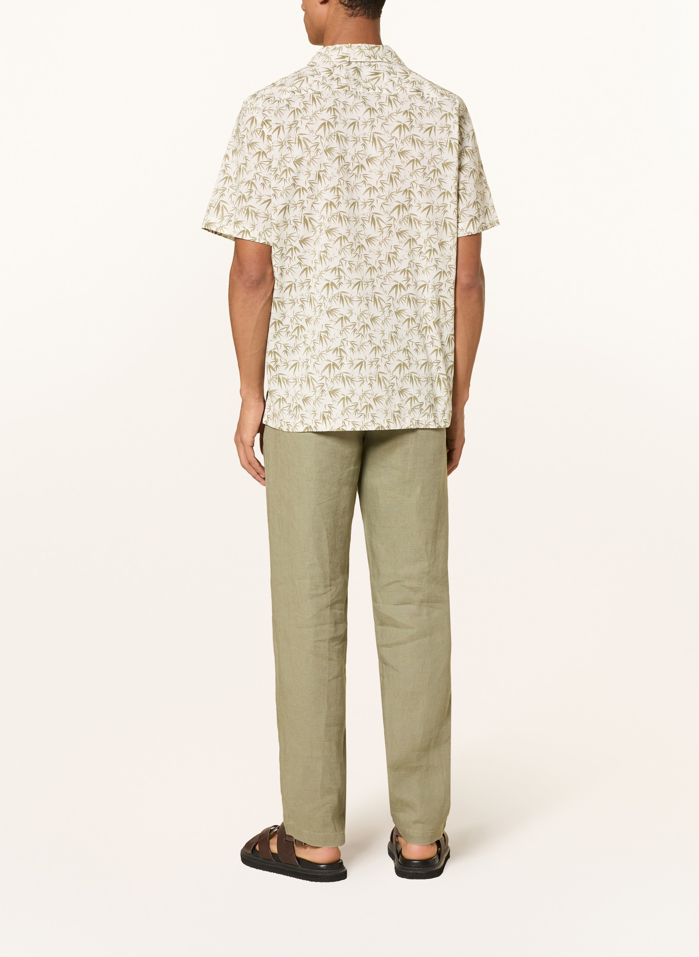 Marc O'Polo Resorthemd Regular Fit: CREME / KHAKI