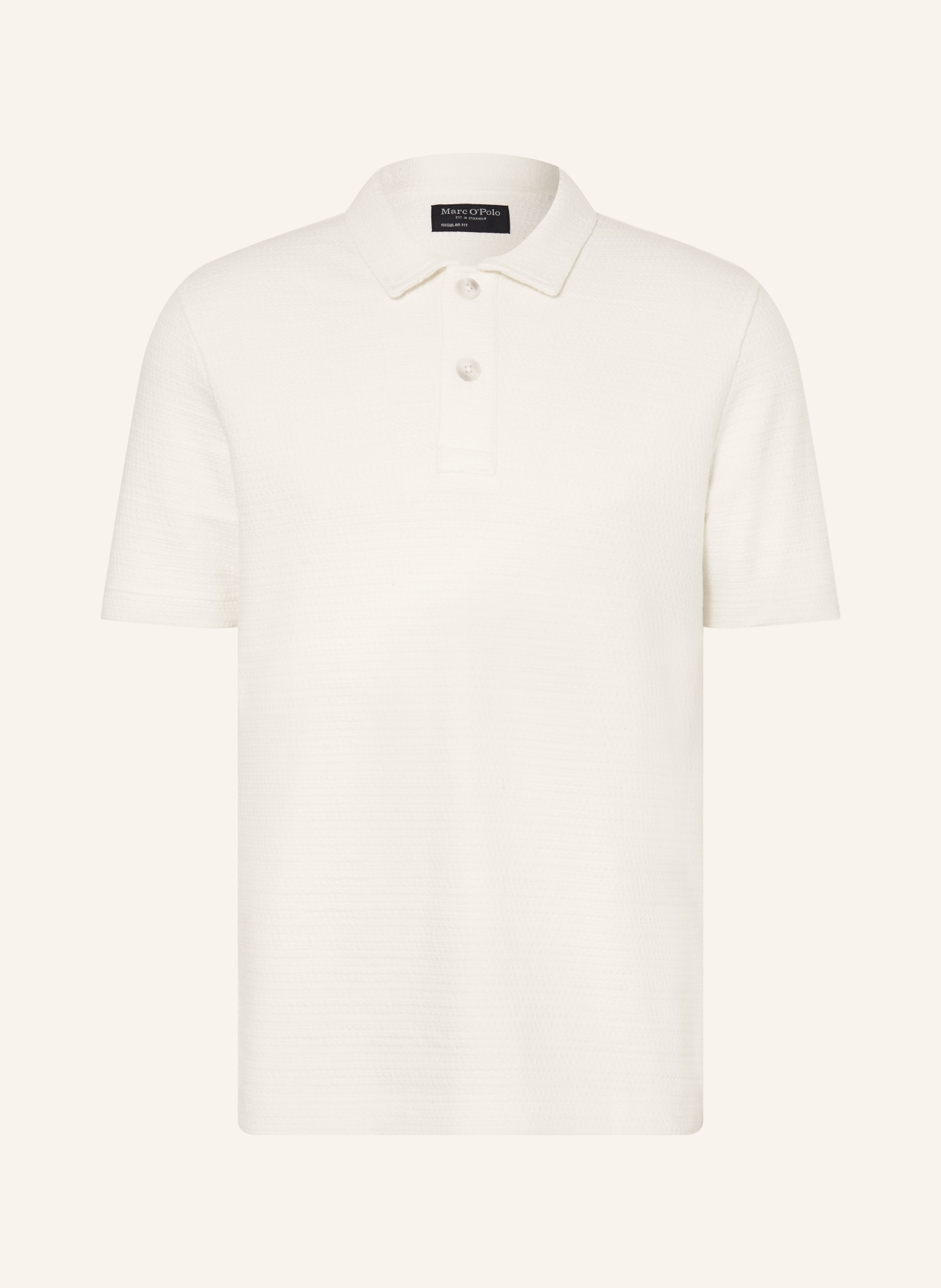 Marc O'Polo Jersey-Poloshirt Regular Fit: WEISS