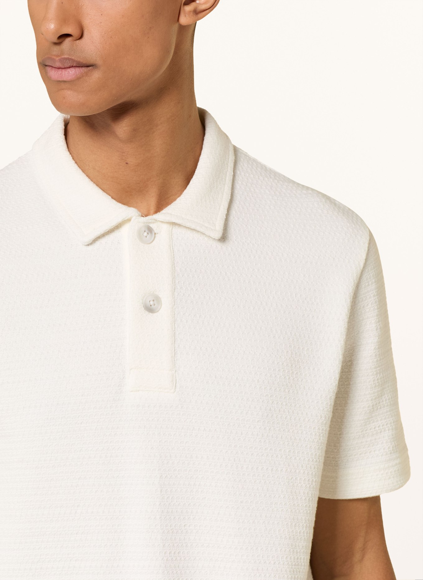 Marc O'Polo Jersey-Poloshirt Regular Fit: WEISS