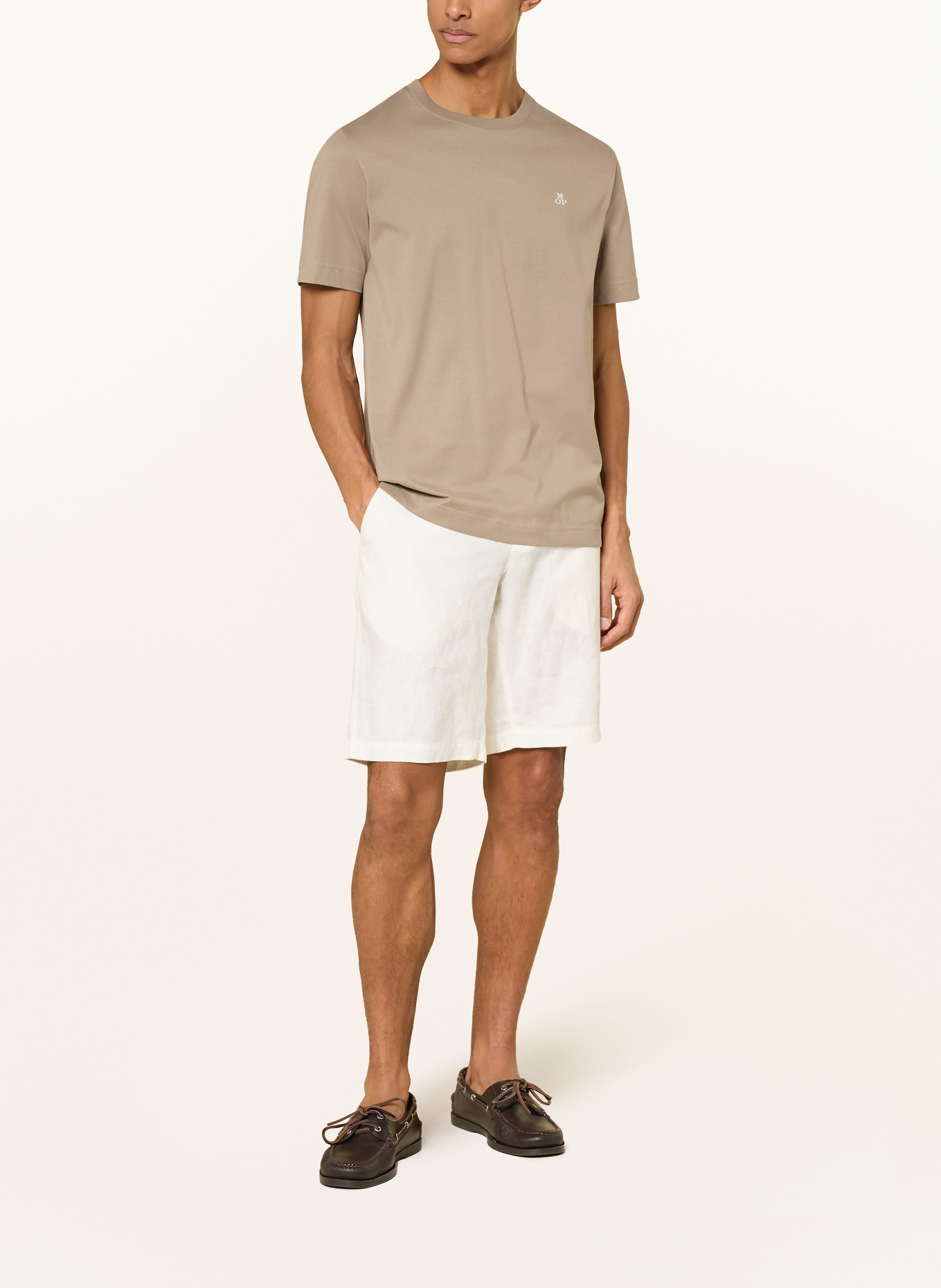 Marc O'Polo T-shirt: BEIGE