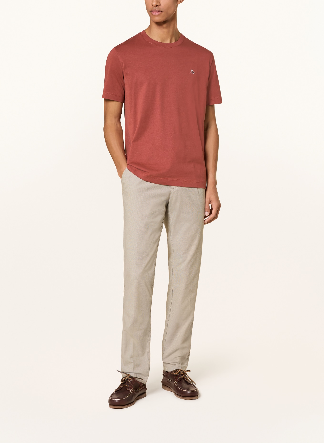 Marc O'Polo T-Shirt: DUNKELROT