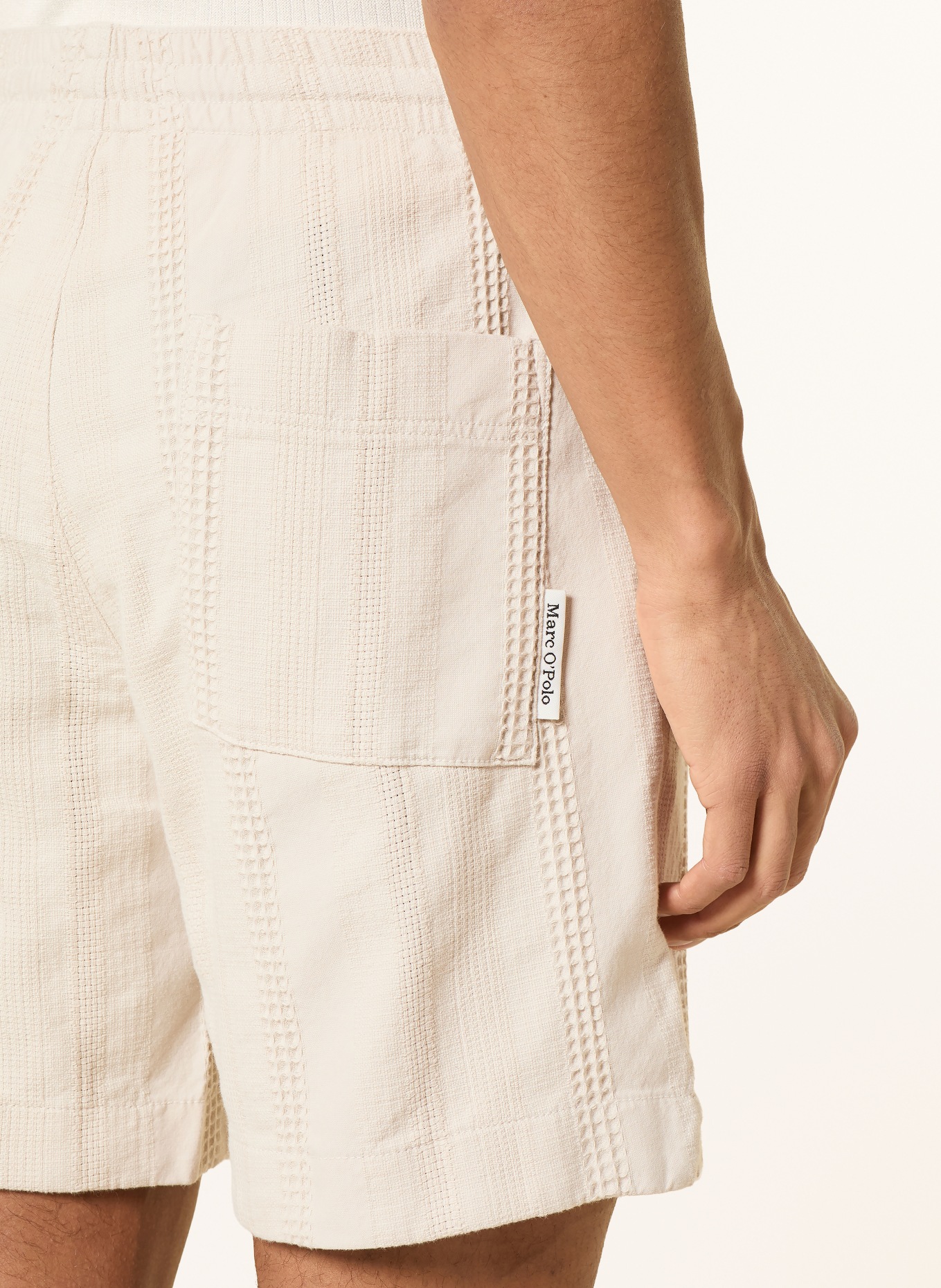 Marc O'Polo ARIK JOGGER shorts: LIGHT BROWN