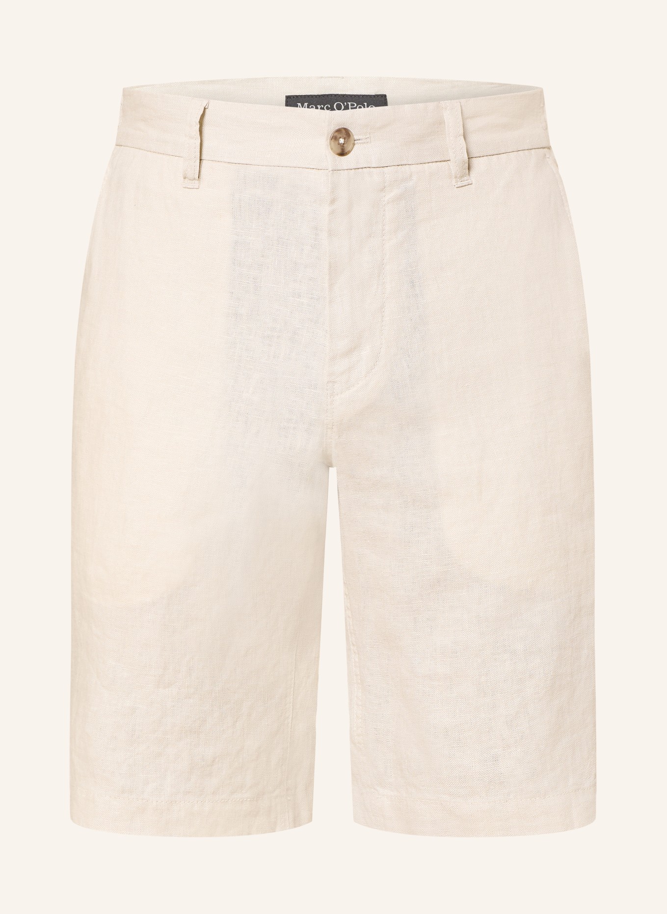 Marc O'Polo Leinenshorts RESO JOGGER Regular Fit: HELLBRAUN