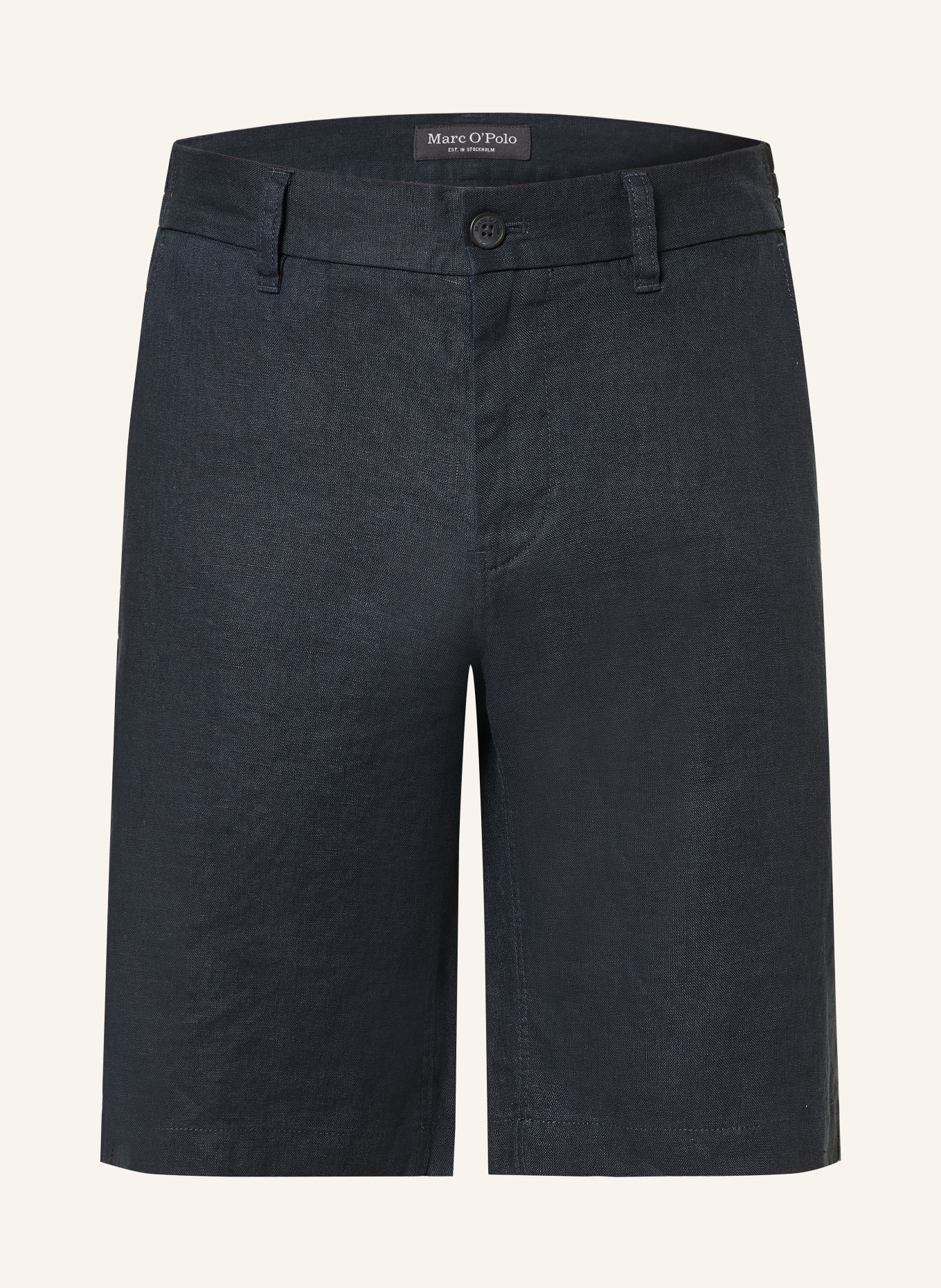 Marc O'Polo Leinenshorts RESO JOGGER Regular Fit: DUNKELBLAU