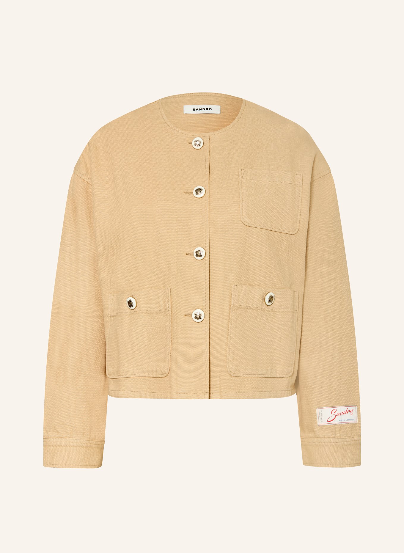 SANDRO Jacke: BEIGE