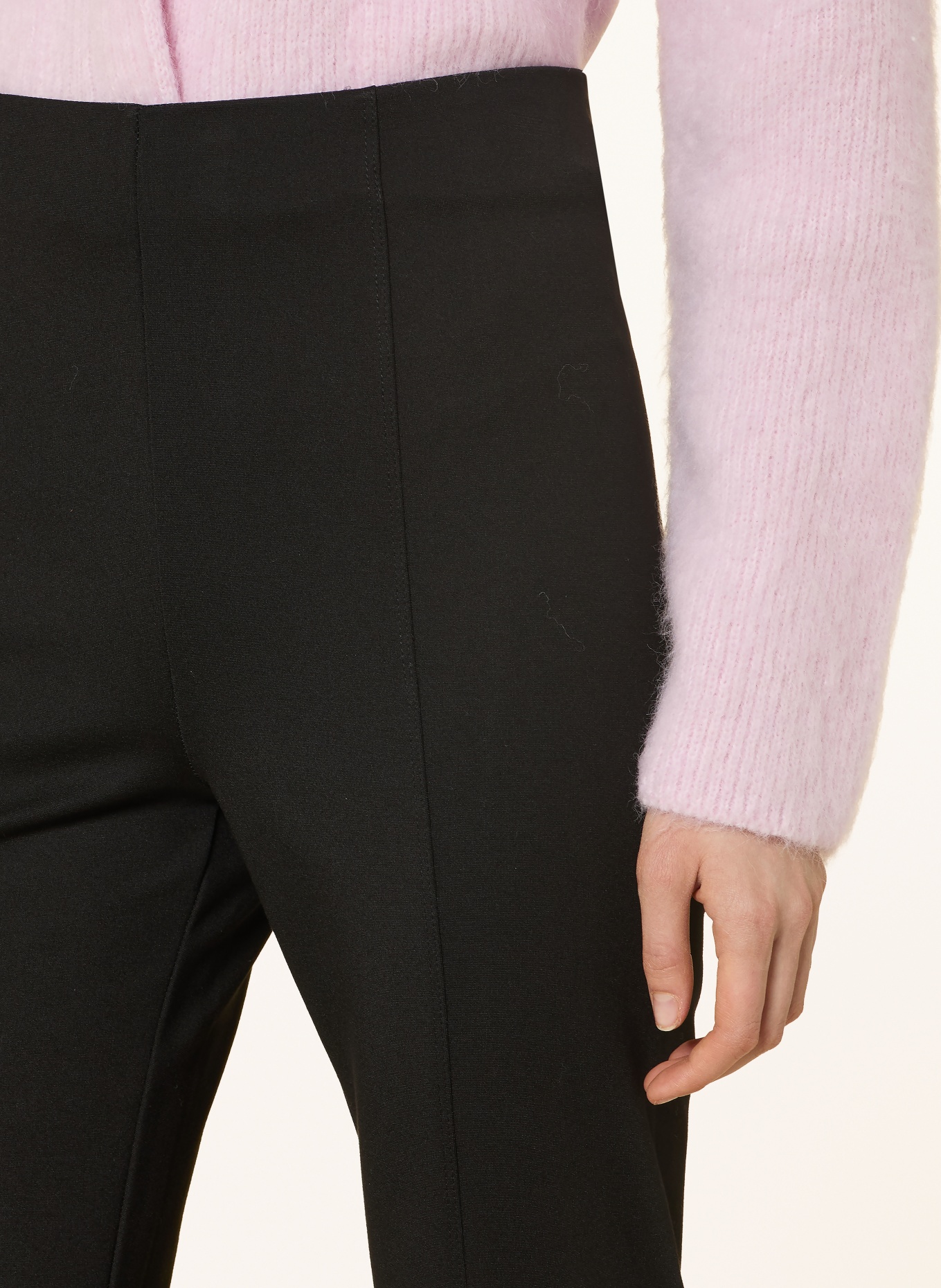 maje Bootcut-Hose: SCHWARZ