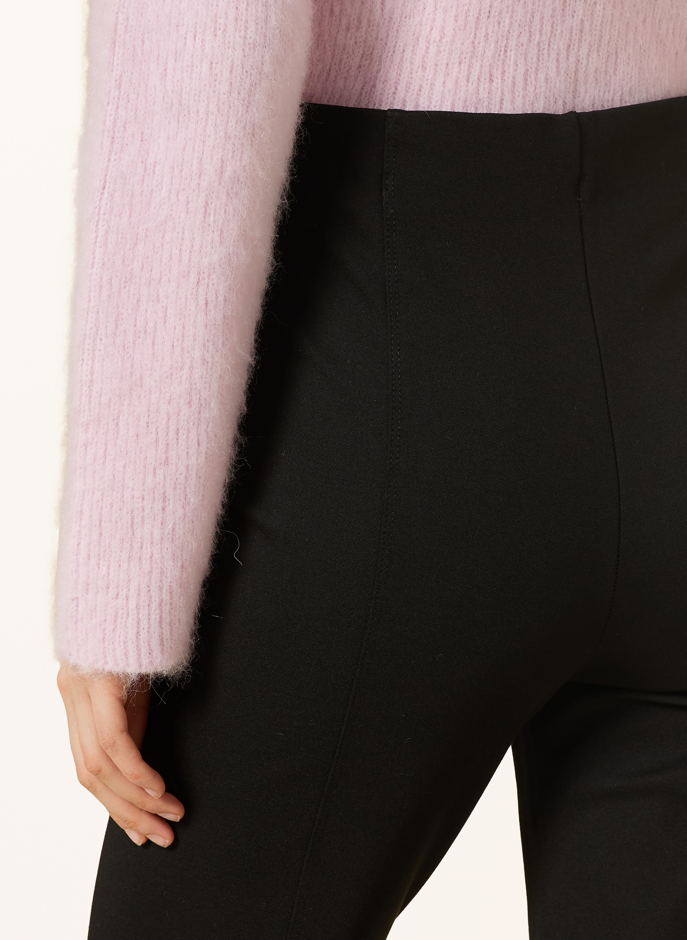 maje Bootcut-Hose: SCHWARZ