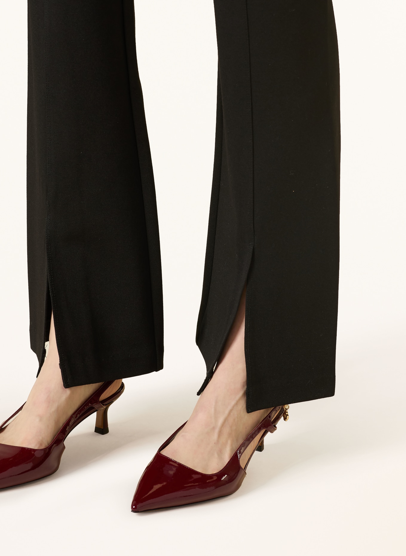 maje Bootcut-Hose: SCHWARZ