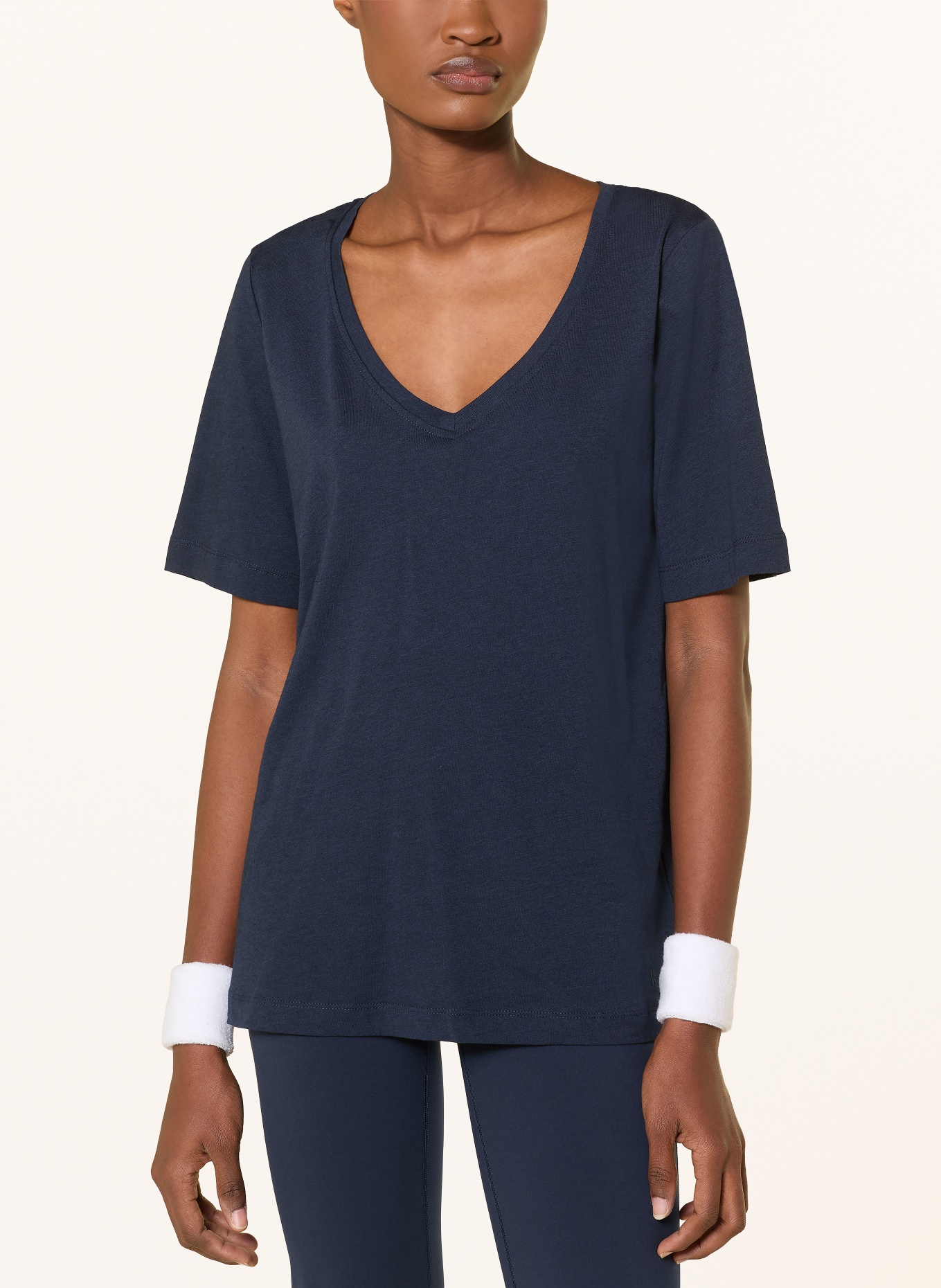 Sweaty Betty T-shirt ESSENTIAL: DONKERBLAUW