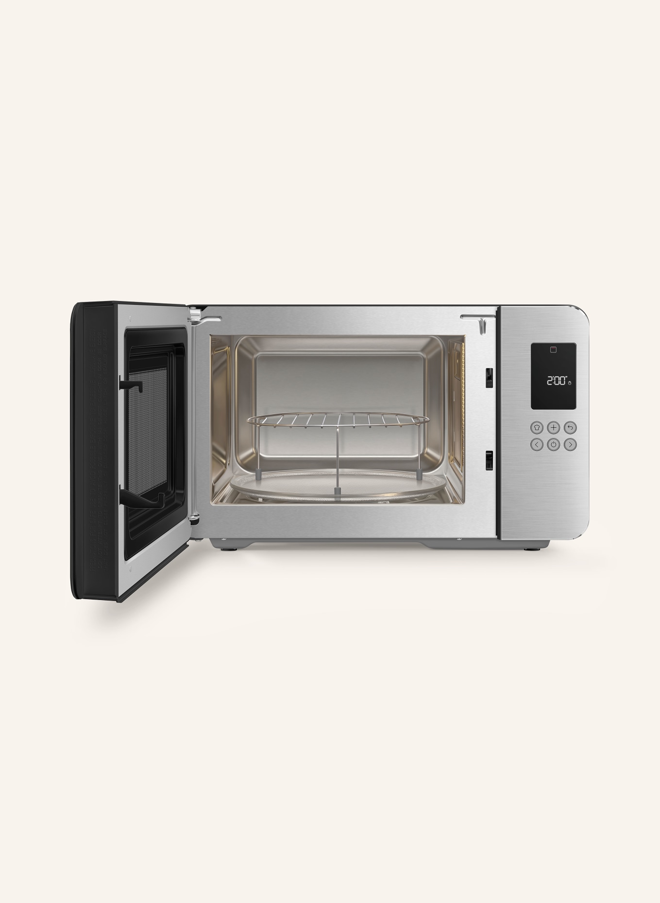 SMEG Mikrowelle MOC01: SCHWARZ