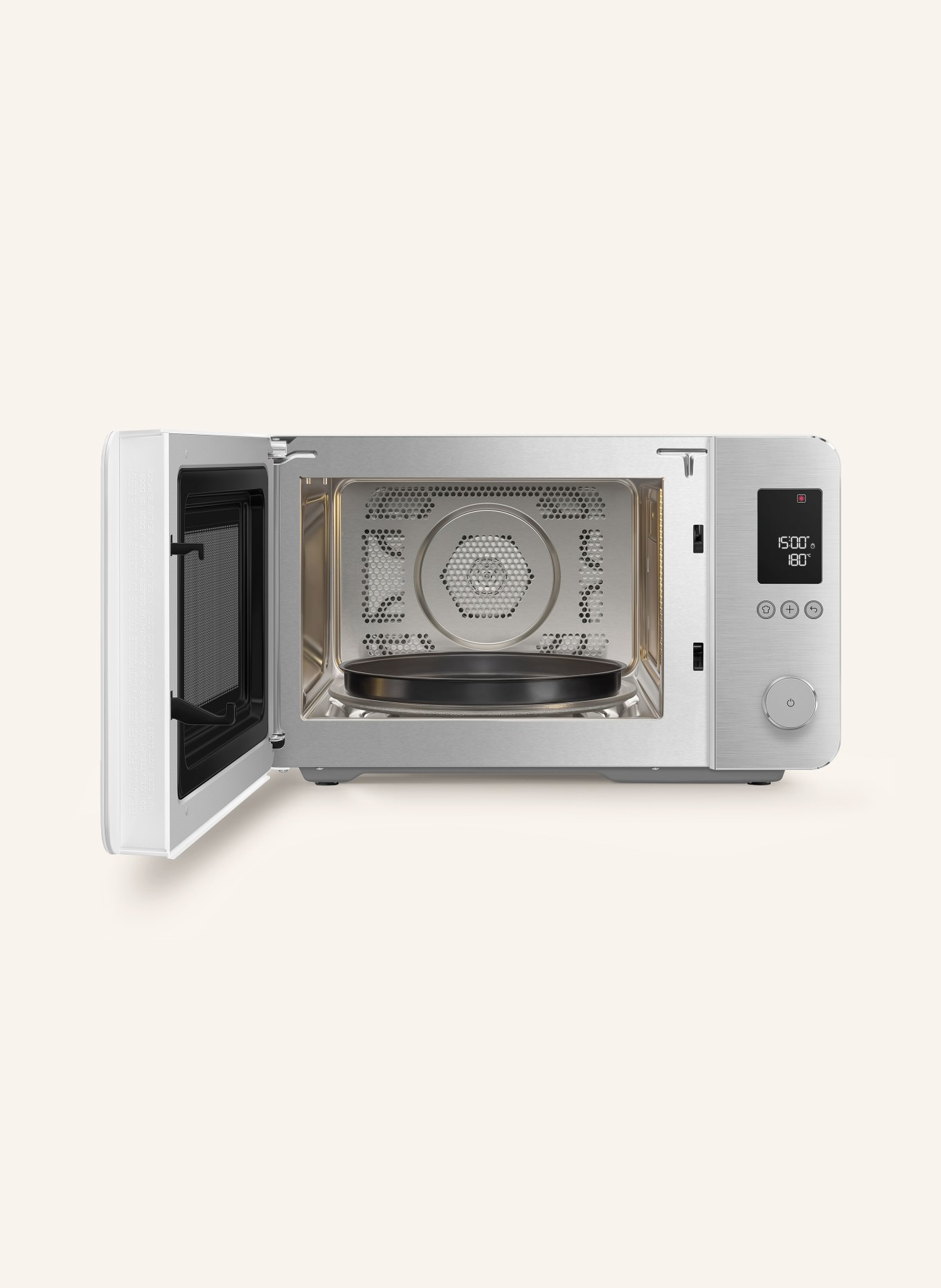 SMEG Mikrowelle MOC02: WEISS