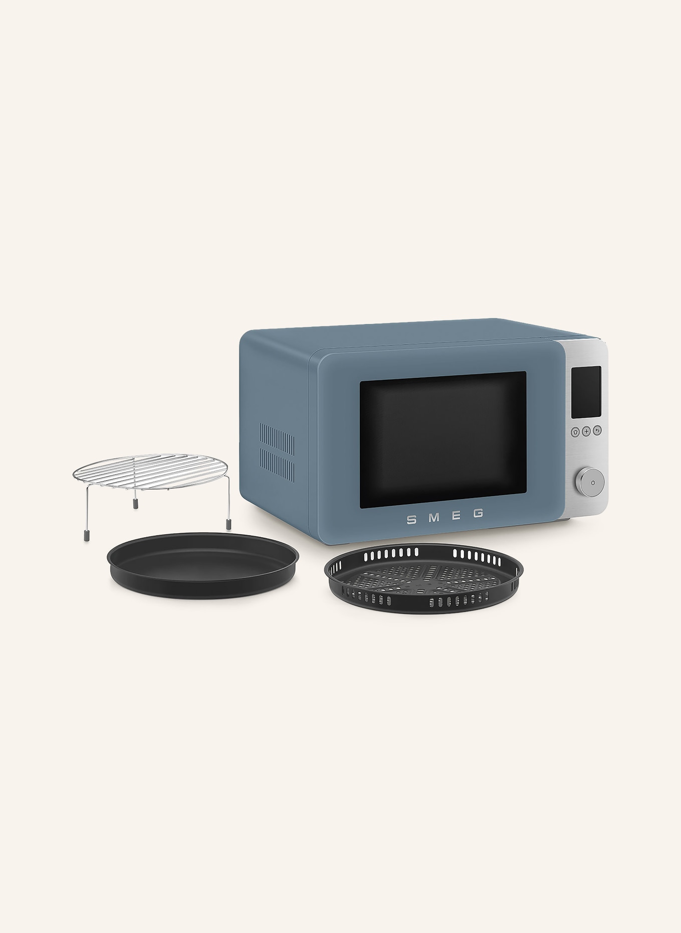 SMEG Mikrowelle MOC02: BLAU