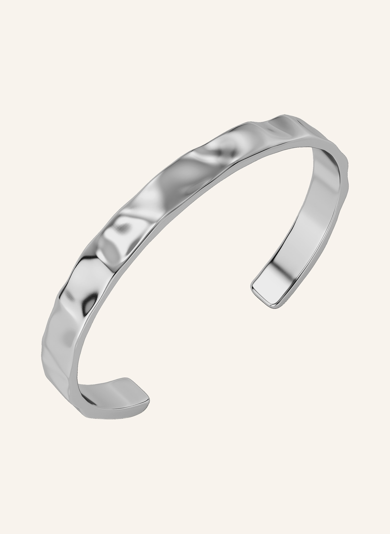 EDBLAD Armreif RIVER: SILBER