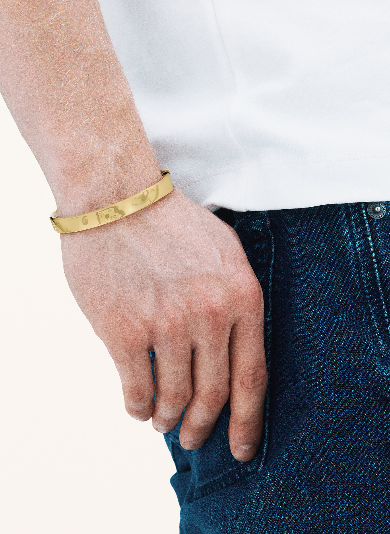 EDBLAD Armreif RIVER: GOLD