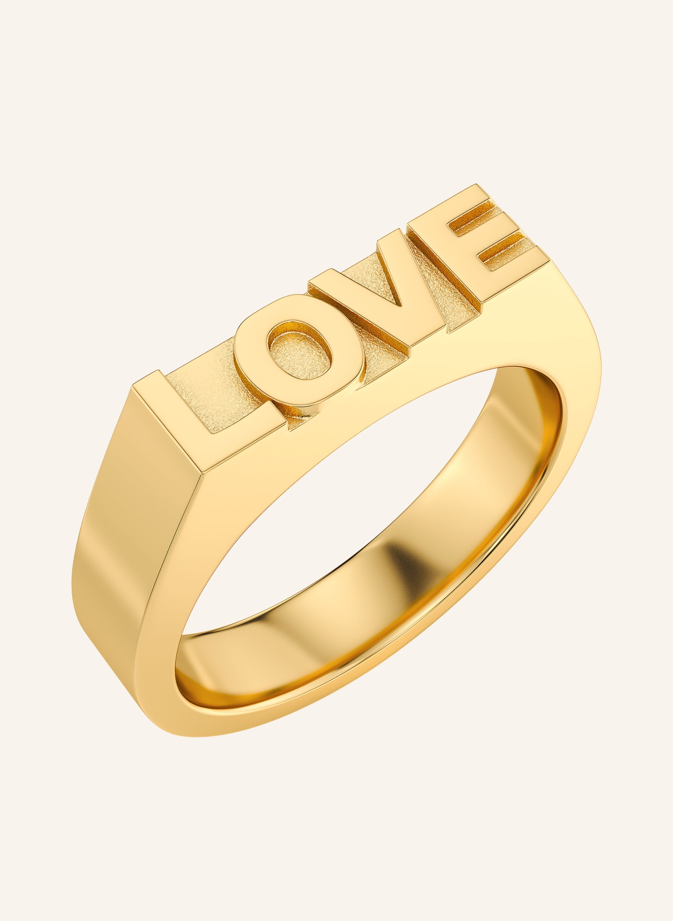 EDBLAD Ring LOVE SIGNET: GOLD
