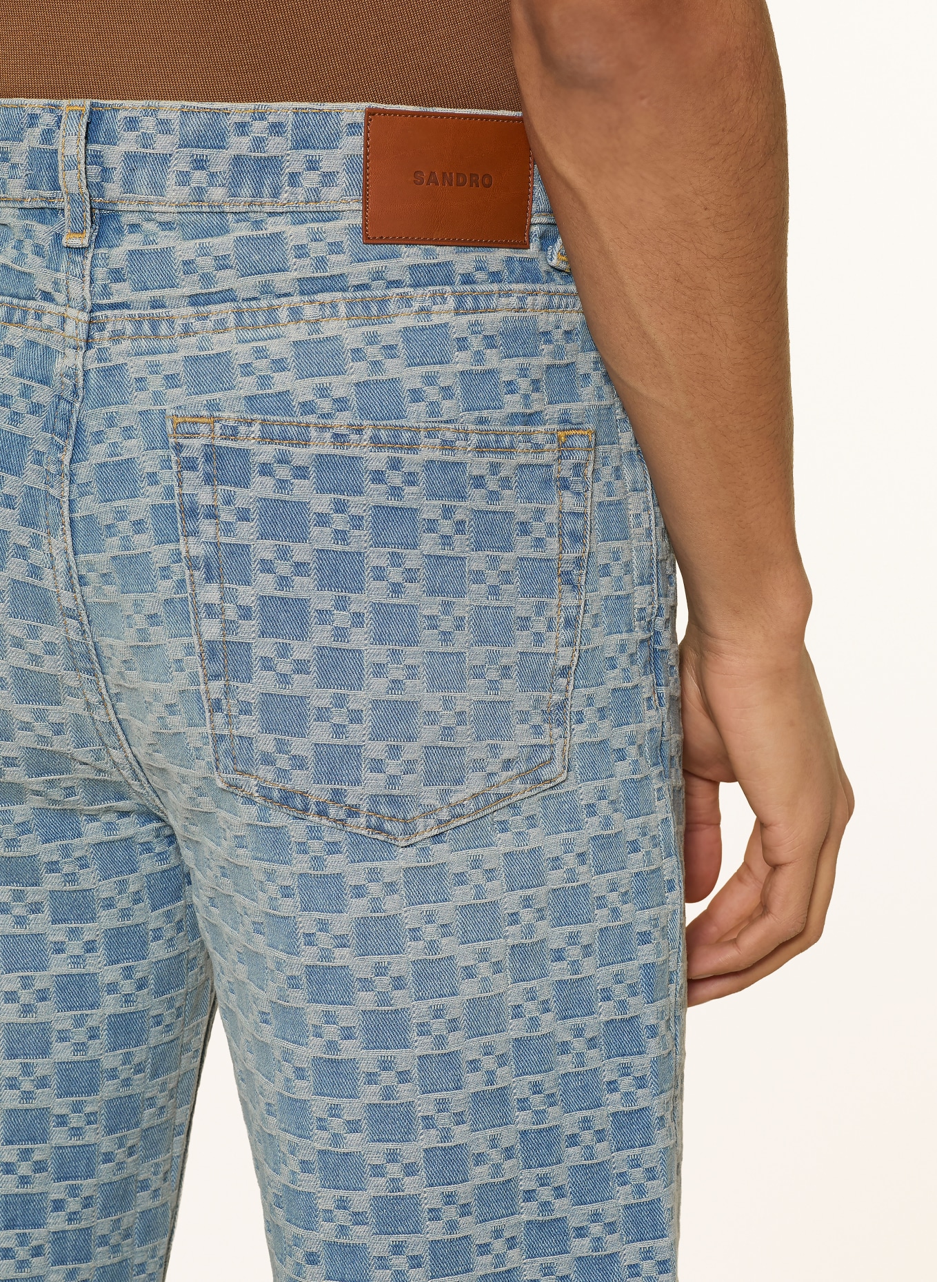 SANDRO Jeans Regular Fit: 40 SKY BLUE