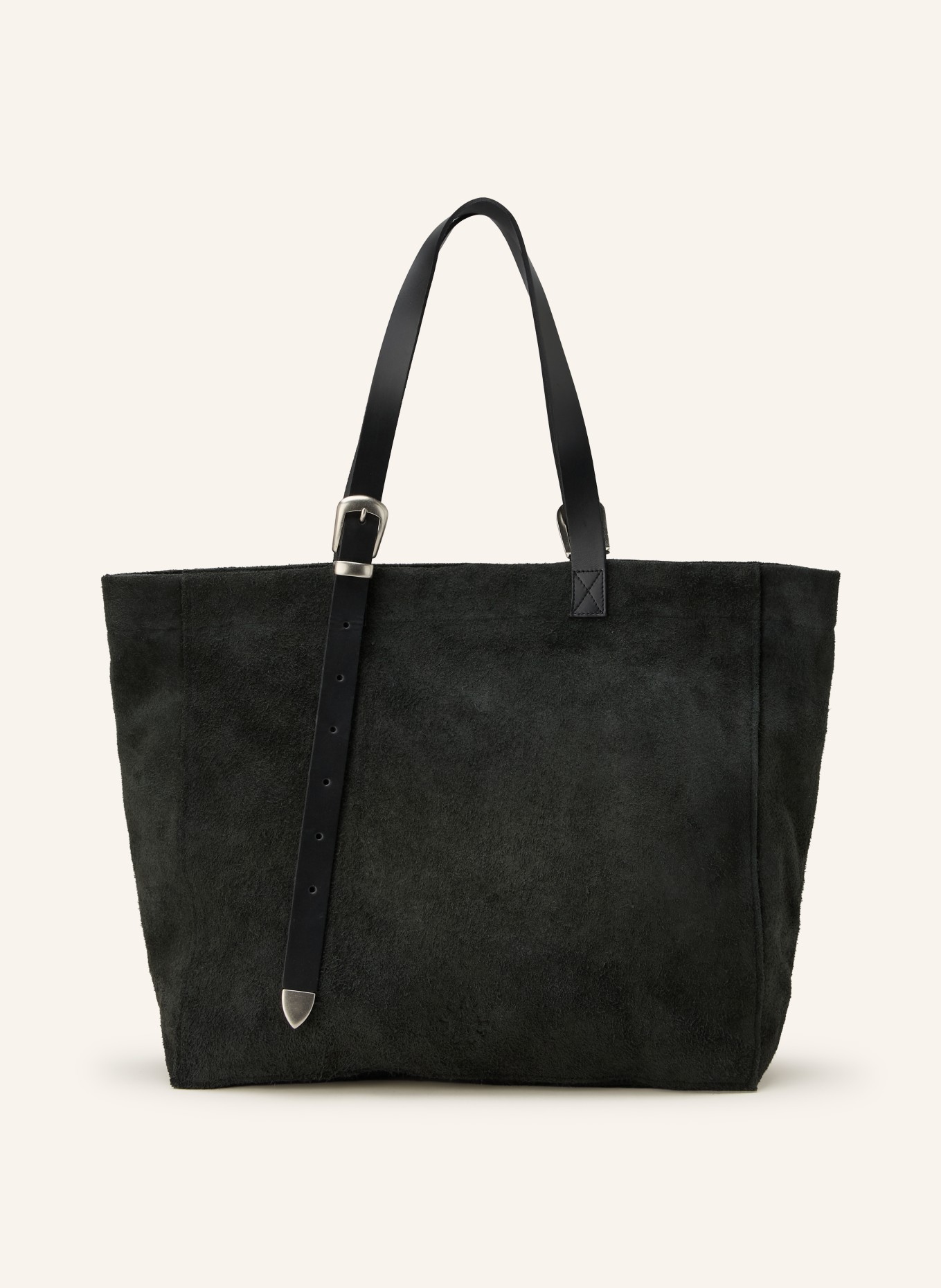 ALLSAINTS Shopper HAVEN: SCHWARZ / SILBER