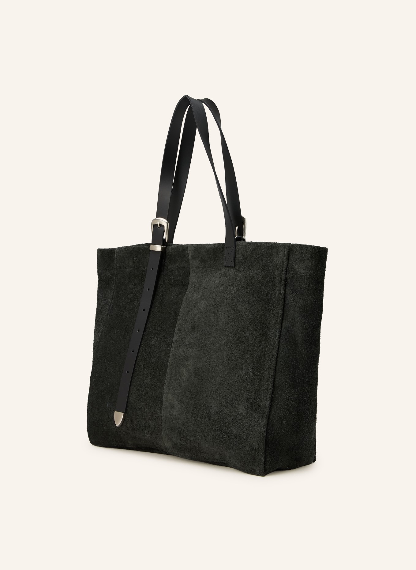 ALLSAINTS Shopper HAVEN: SCHWARZ / SILBER