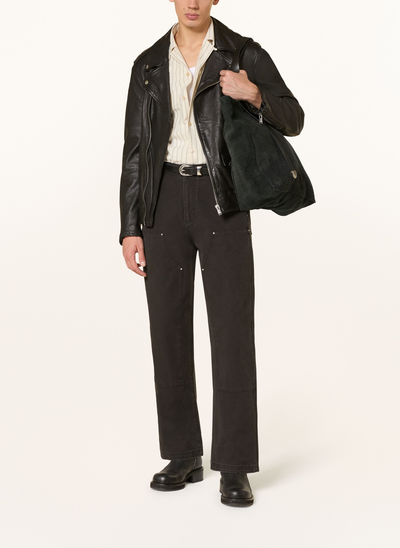 ALLSAINTS Shopper HAVEN: ZWART / ZILVER