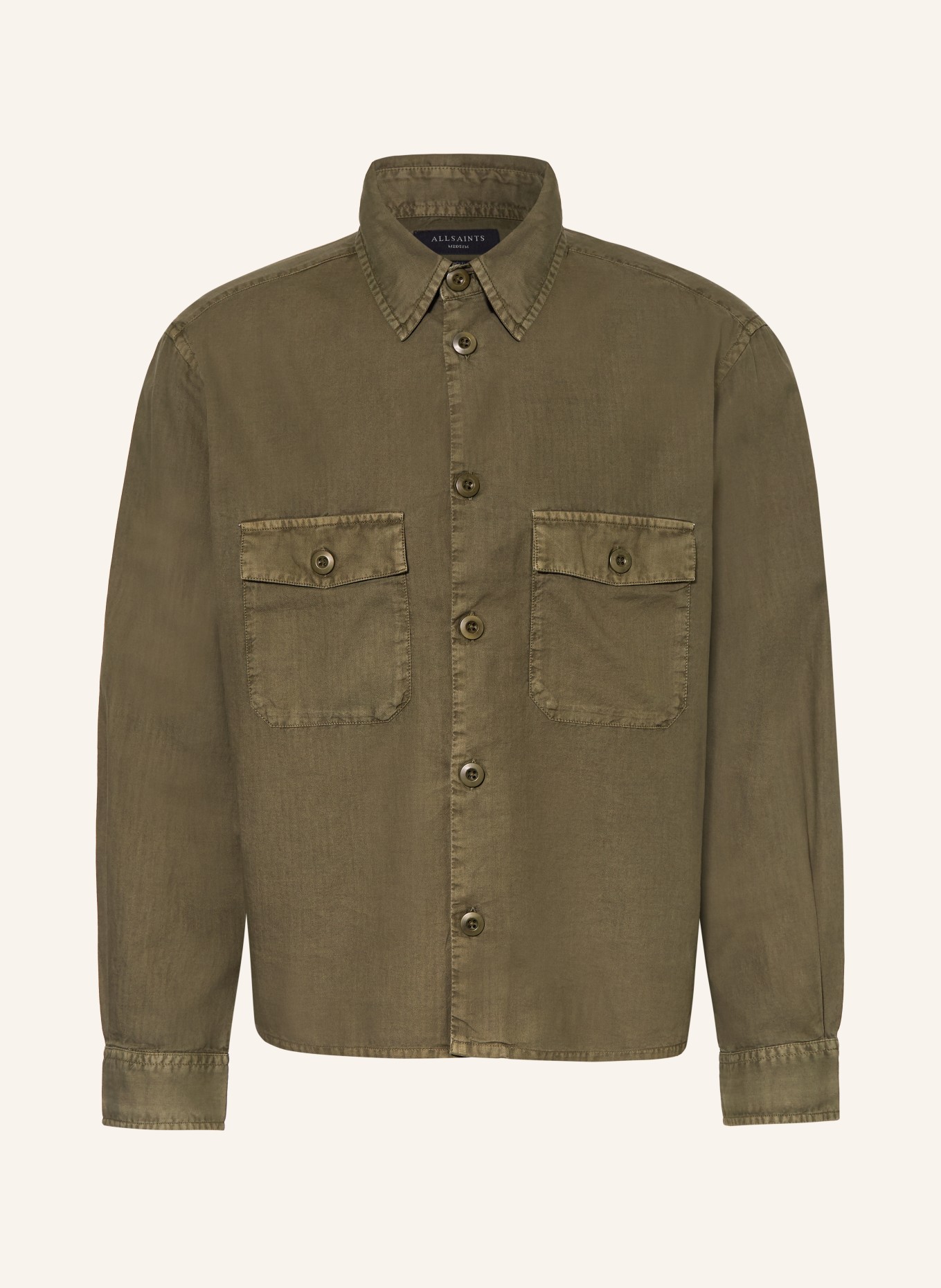 ALLSAINTS Hemd STRAND Relaxed Fit: KHAKI