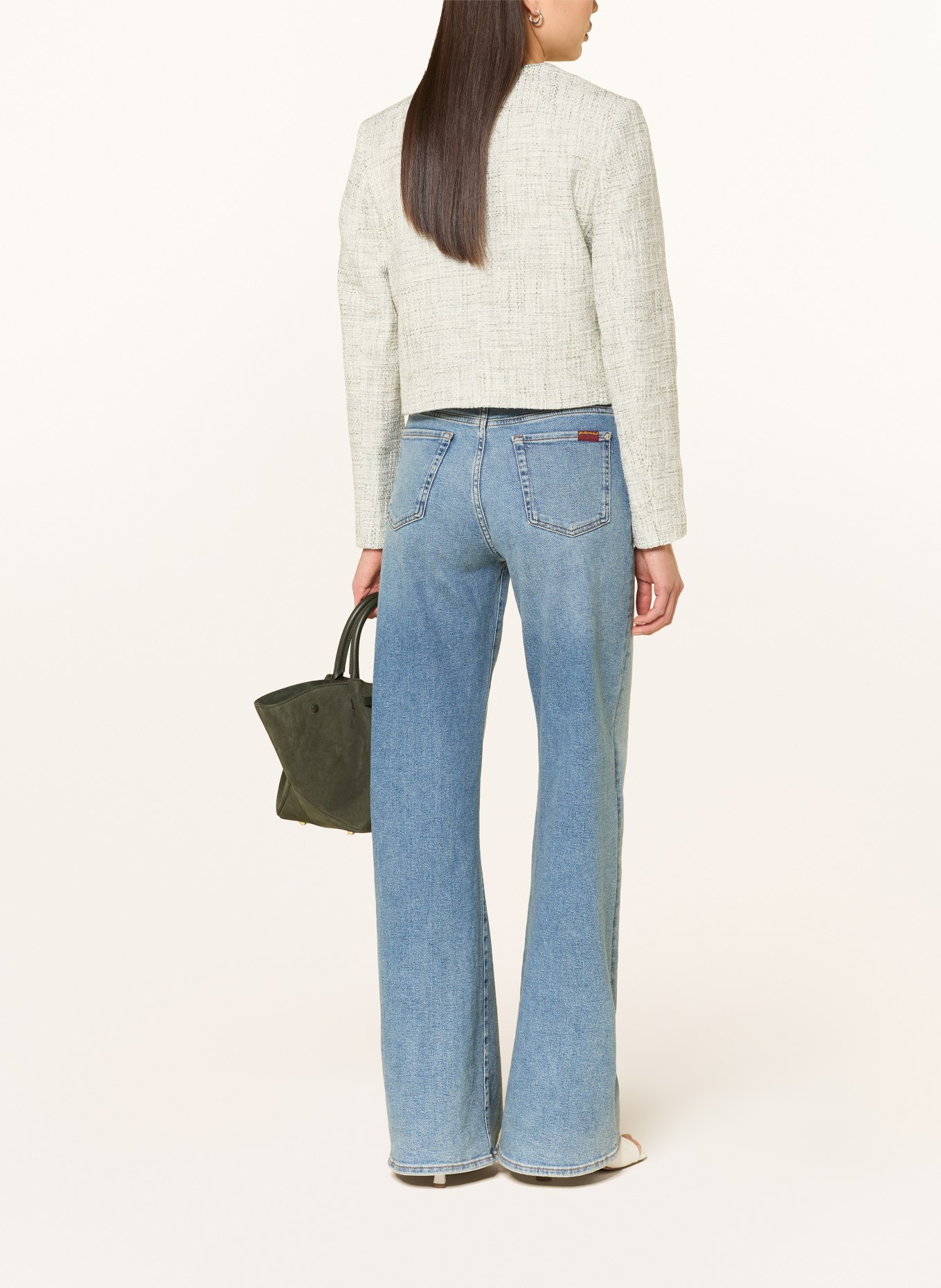 HOBBS Marynarka DARCY z tkaniny bouclé: JASNOZIELONY / ZIELONY