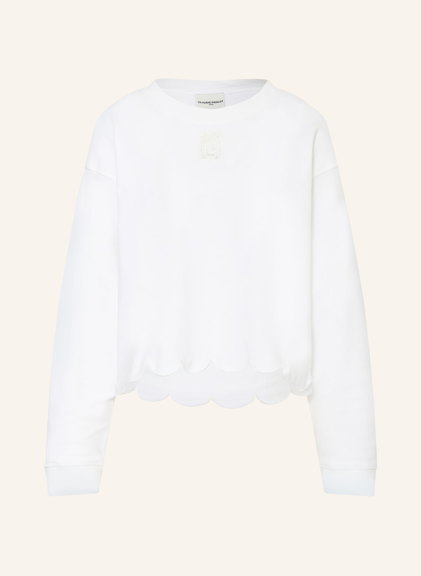 CLAUDIE PIERLOT Sweatshirt: WEISS