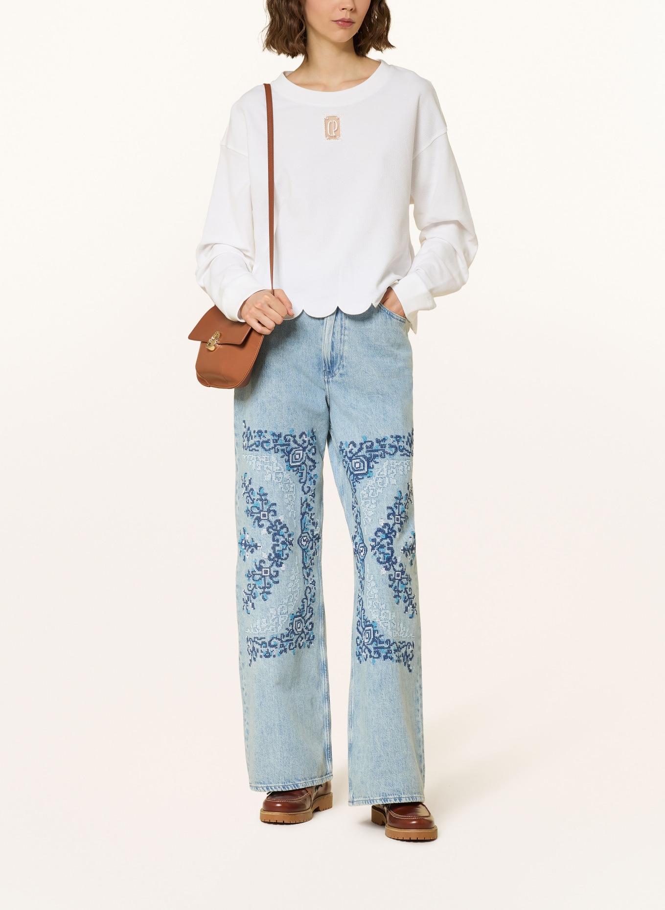 CLAUDIE PIERLOT Sweatshirt: WEISS