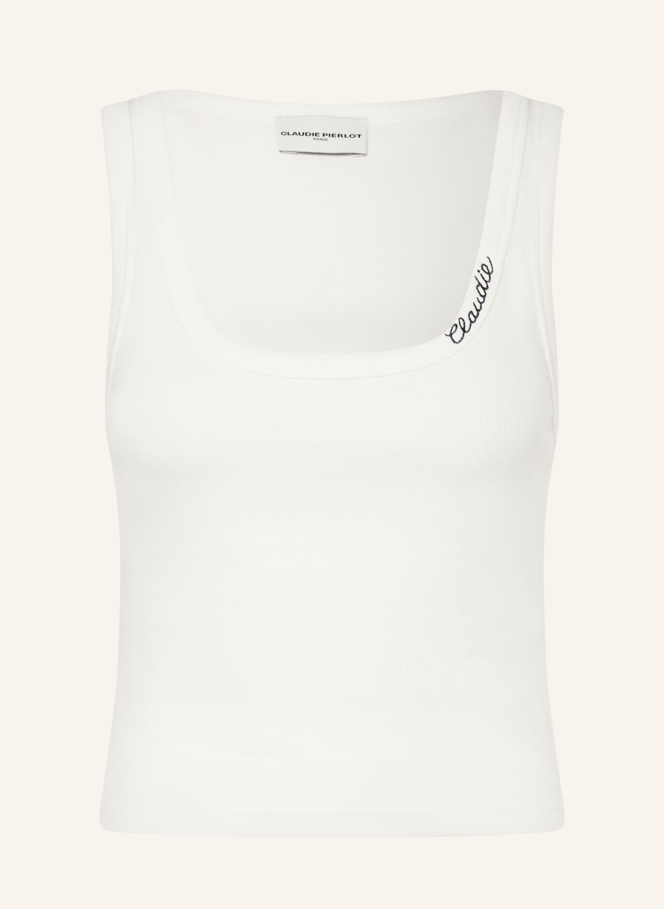CLAUDIE PIERLOT Top: ECRU