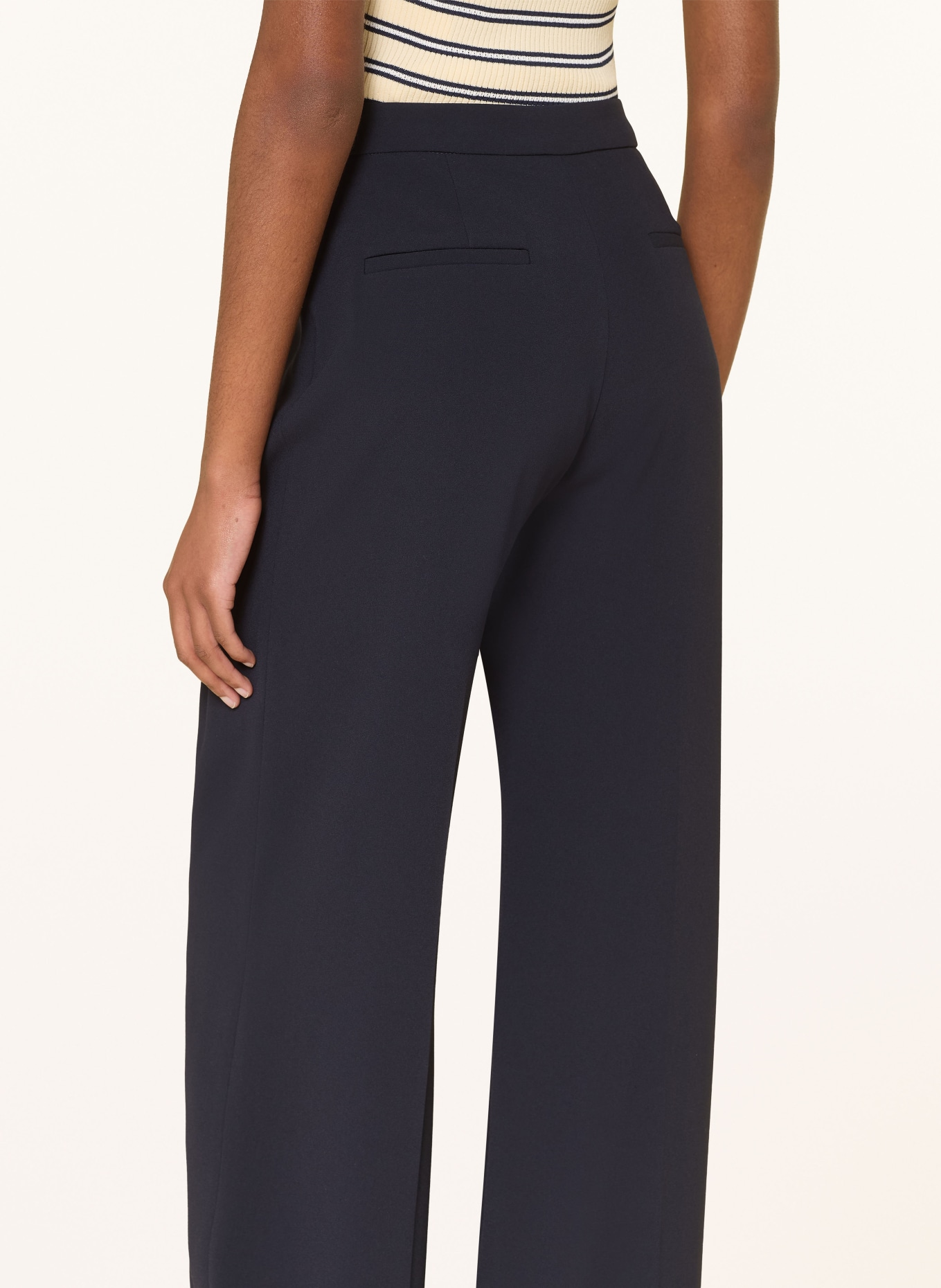 CLAUDIE PIERLOT Marlenehose: DUNKELBLAU