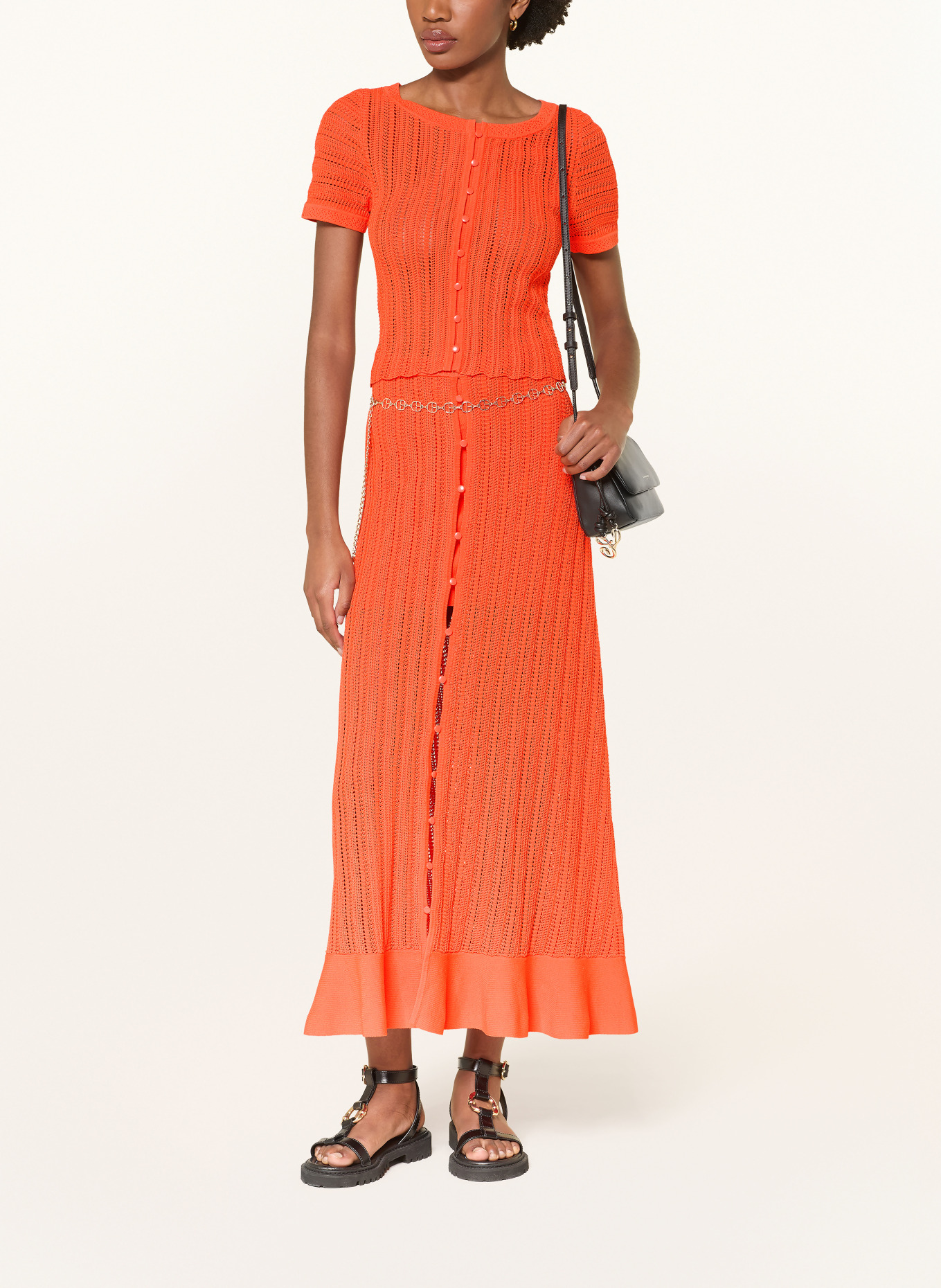 CLAUDIE PIERLOT Strickshirt: ORANGE