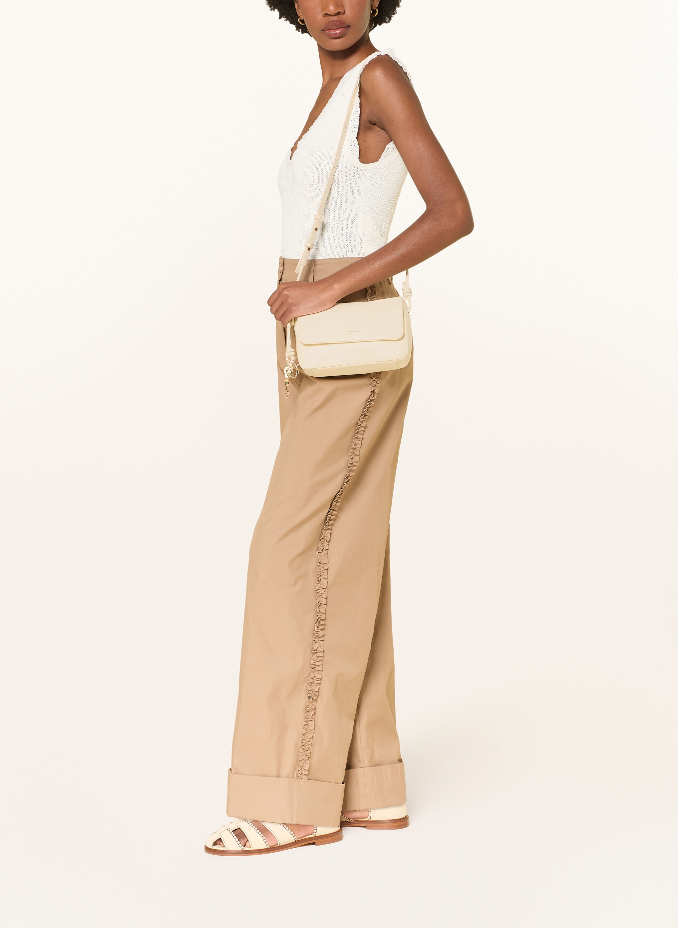 CLAUDIE PIERLOT Umhängetasche: ECRU