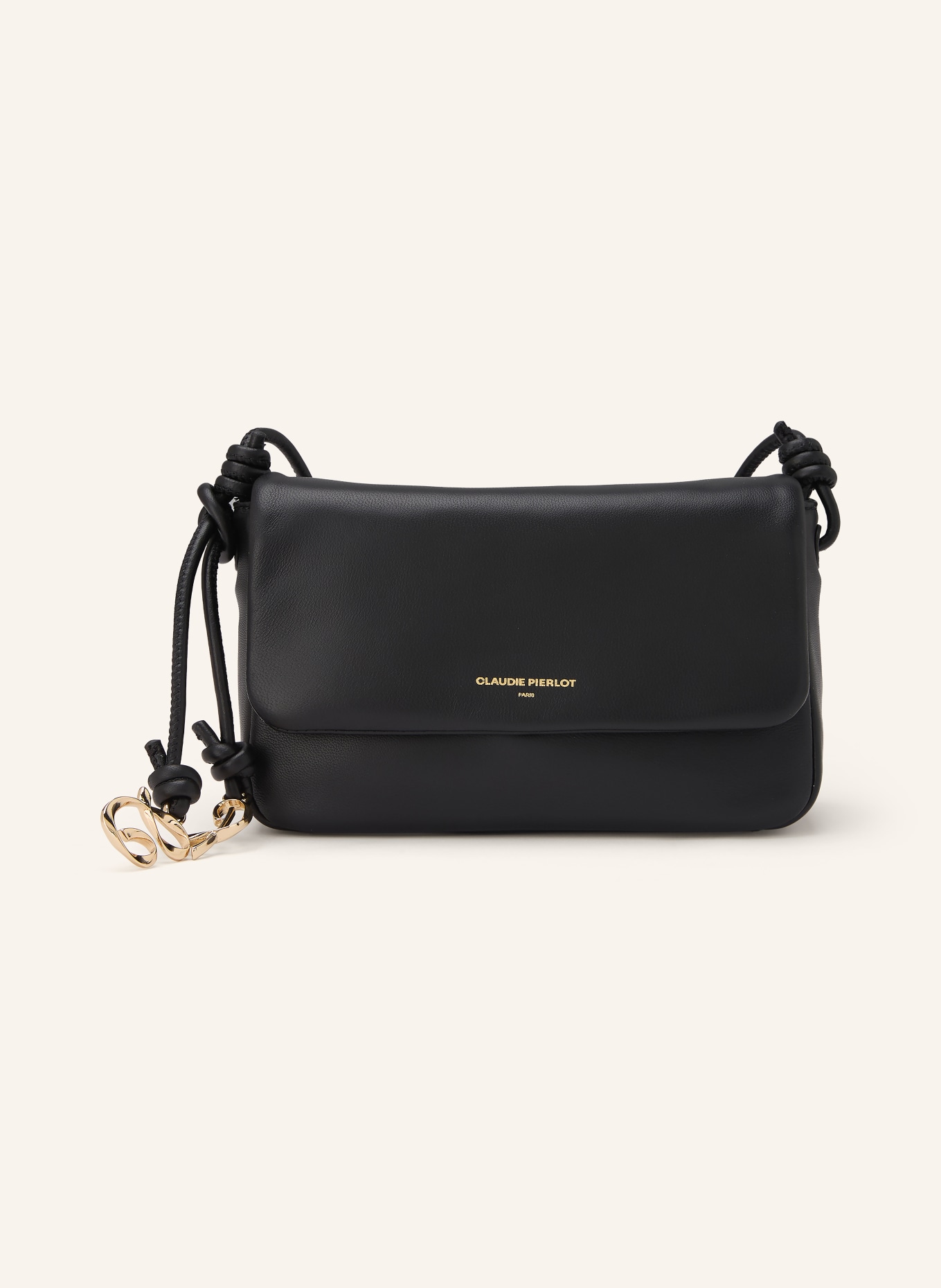 CLAUDIE PIERLOT Umhängetasche: SCHWARZ / GOLD