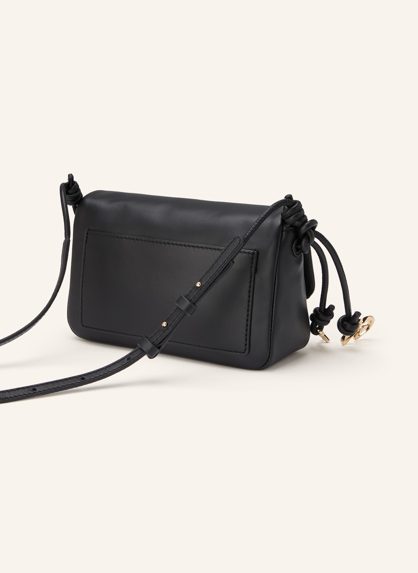 CLAUDIE PIERLOT Umhängetasche: SCHWARZ / GOLD