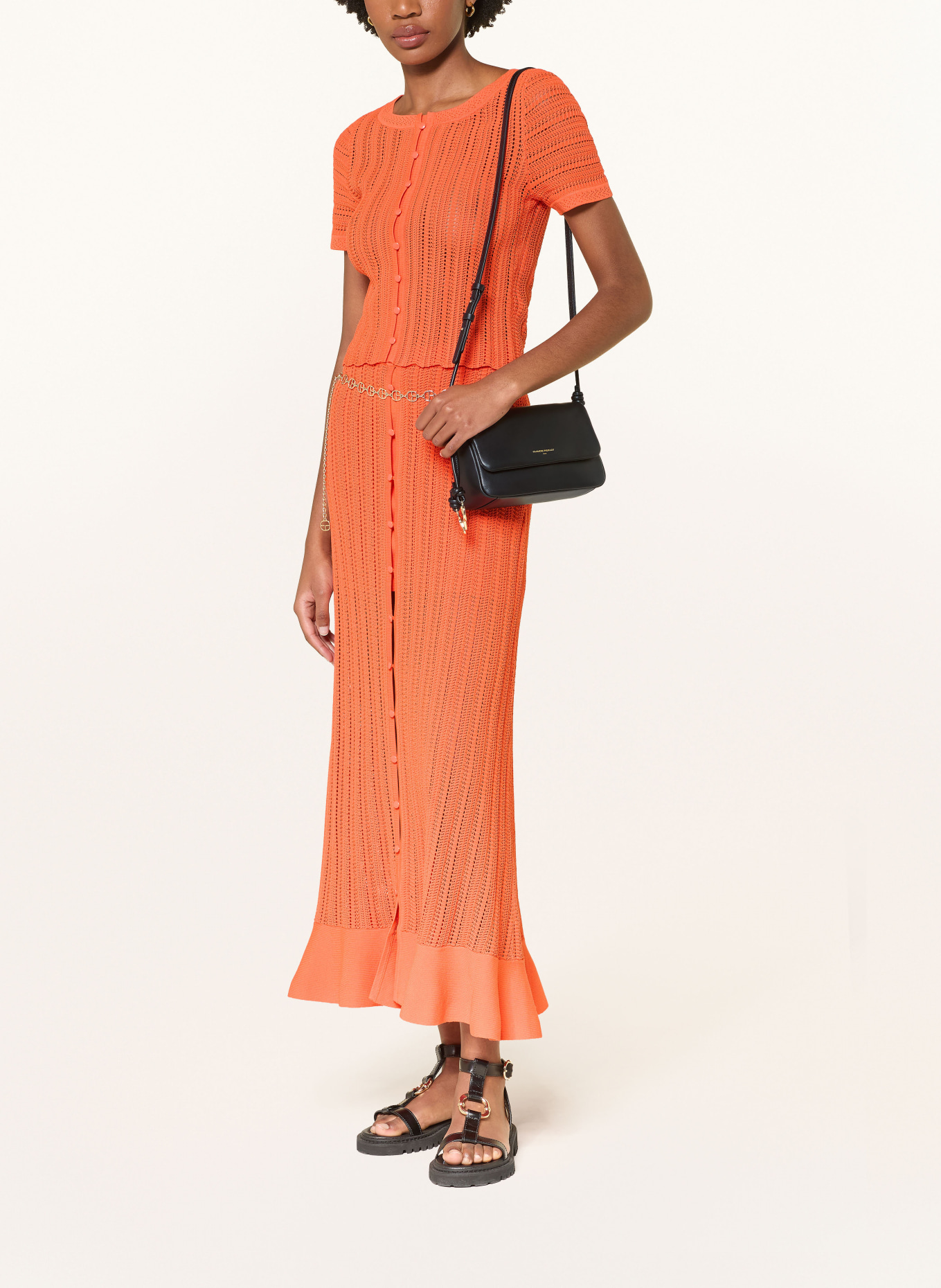 CLAUDIE PIERLOT Umhängetasche: SCHWARZ / GOLD